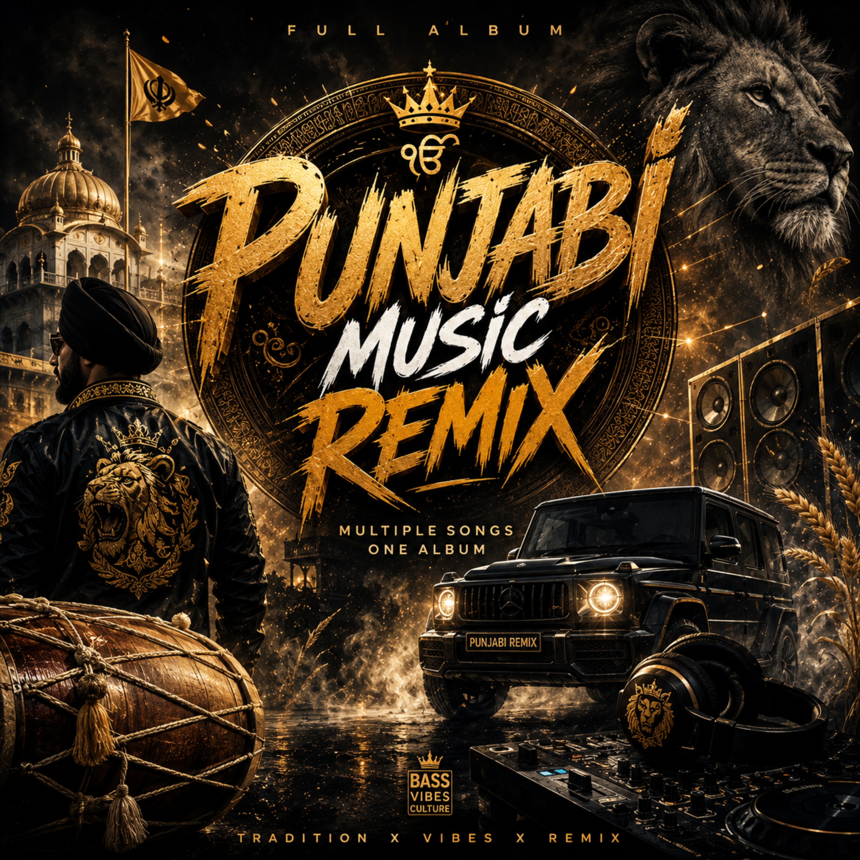Punjabi music (Remix) by Dj Potato cover art