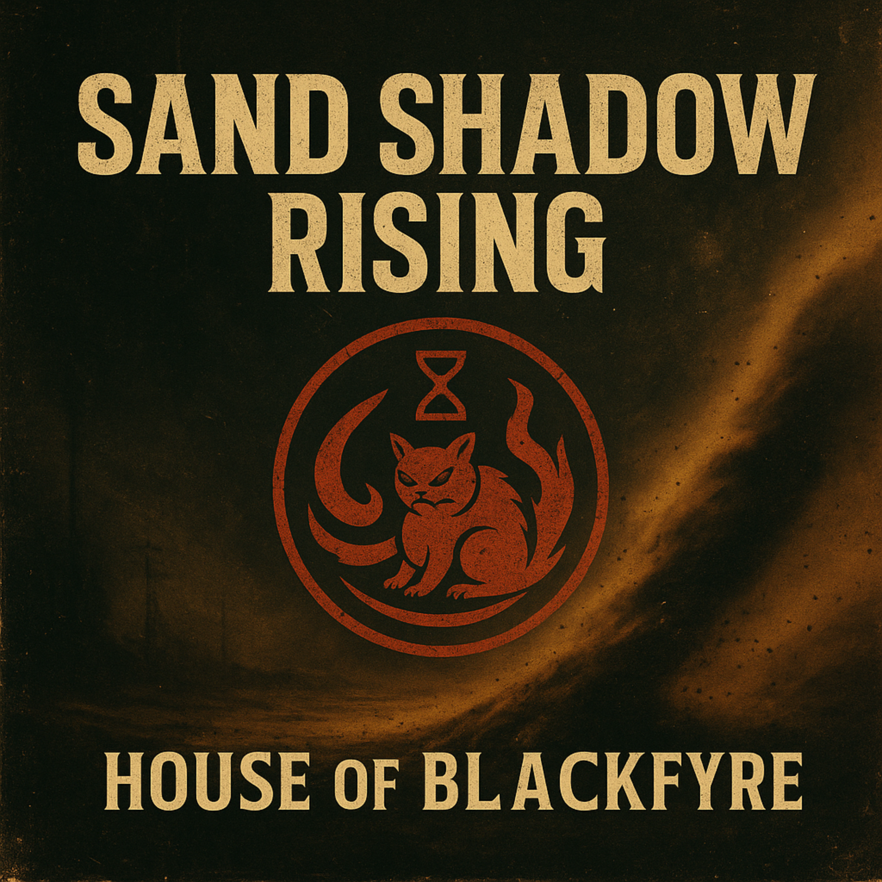 Sand shadow rising artwork