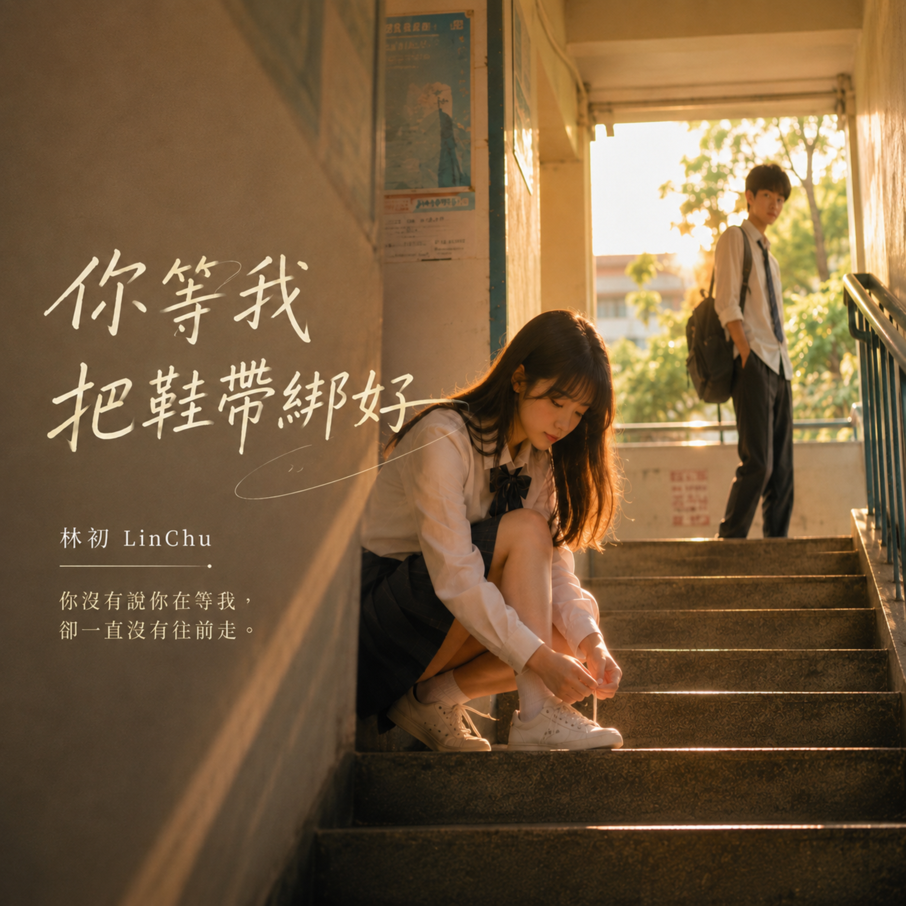 你等我把鞋帶綁好 by 林初 LinChu cover art