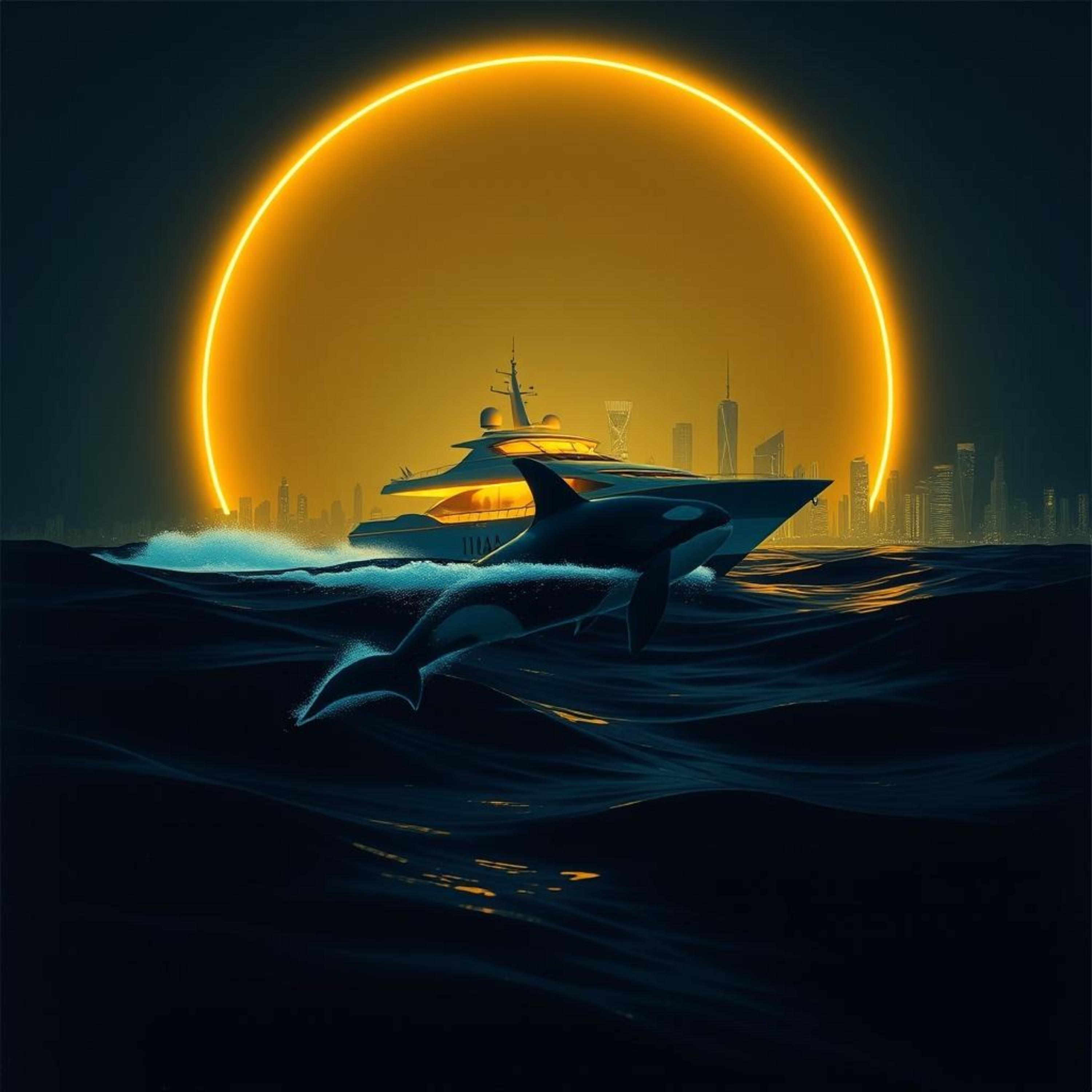 Tip toein’ on my yacht by Kid Nebula Gold cover art