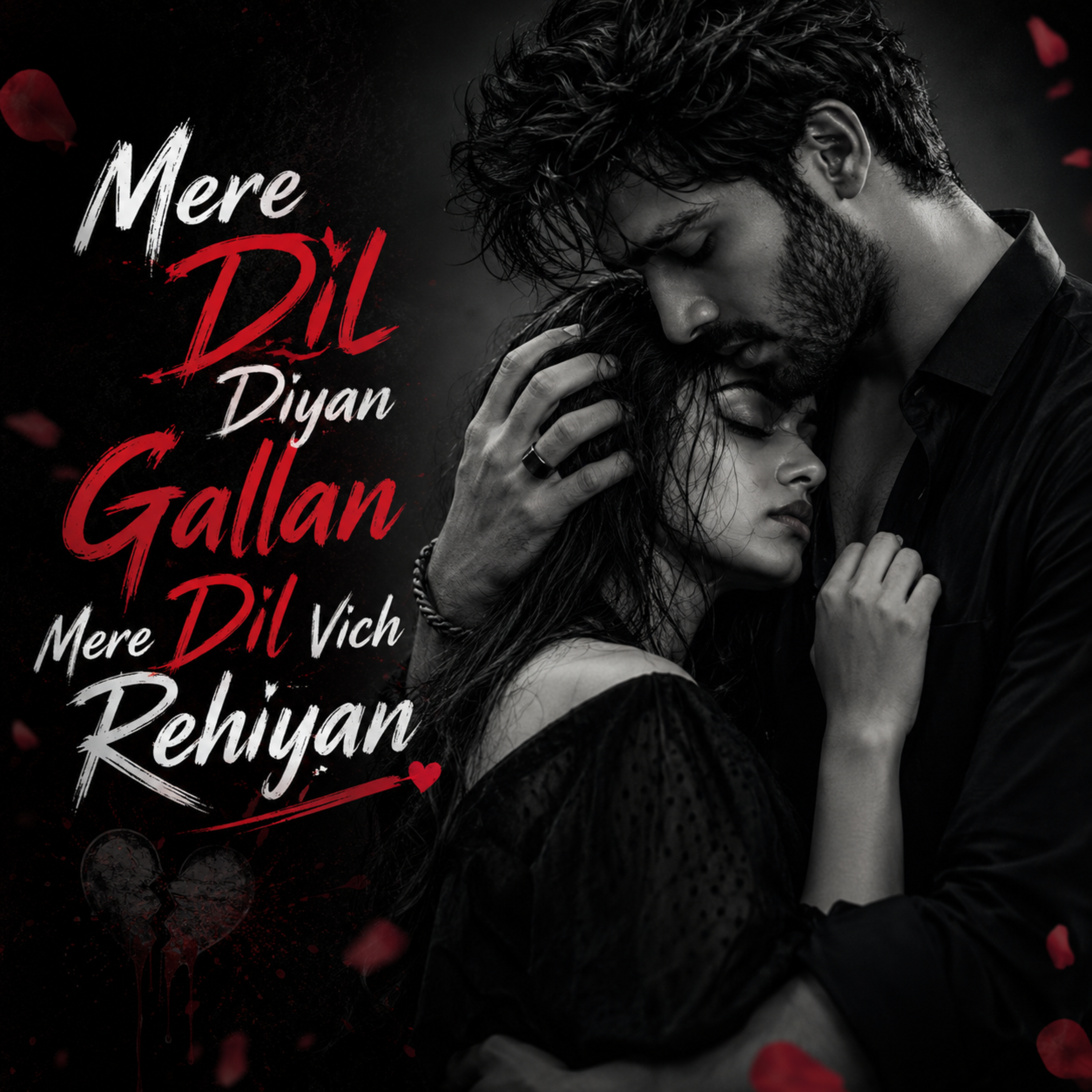 Mere Dil Diyan Gallan Mere Dil Vich Rehiyan by Malik Tayyab Official cover art