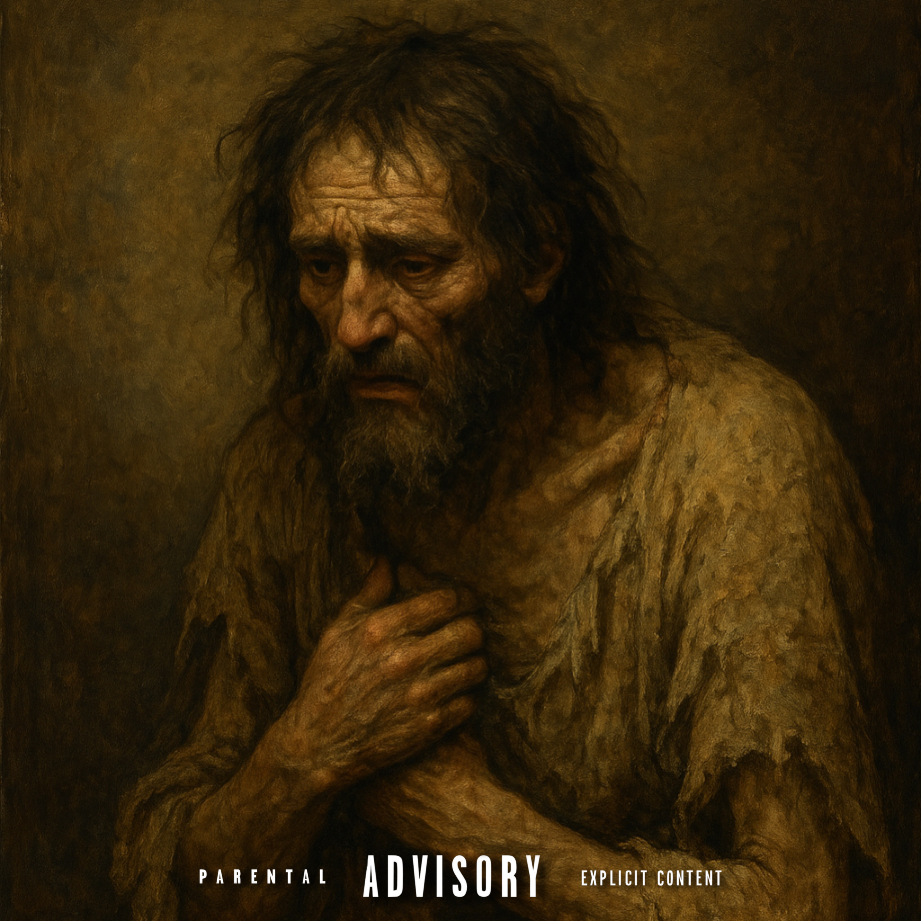 I am but a wretched man. artwork
