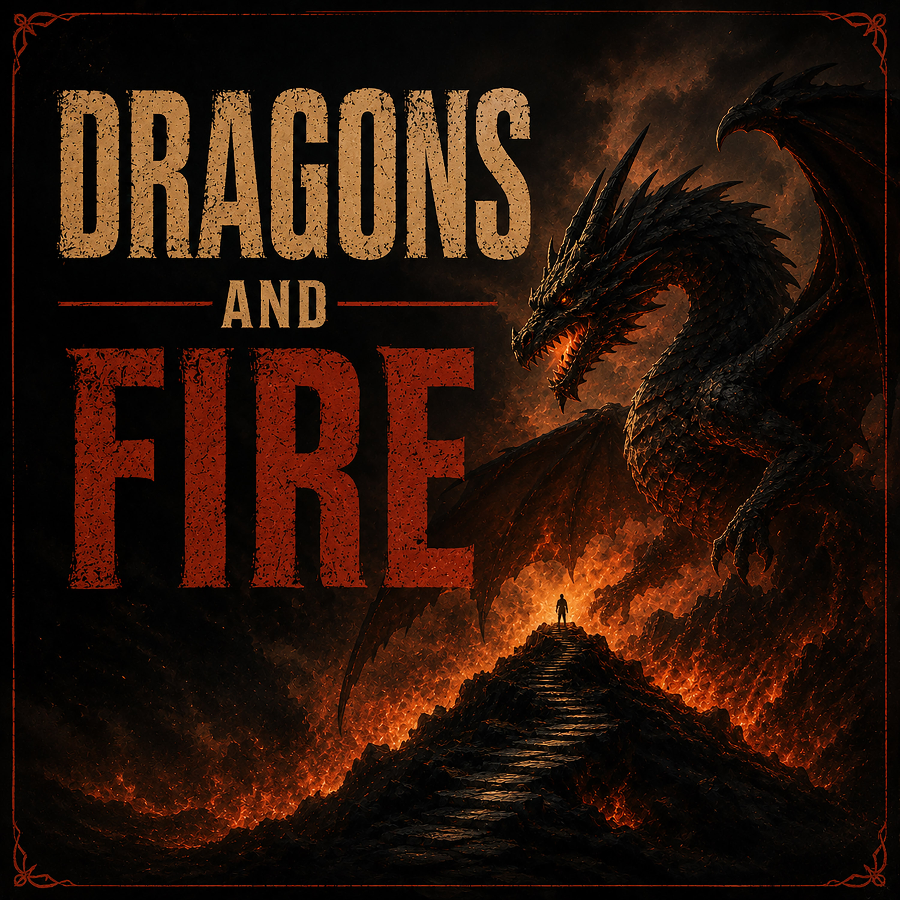DRAGONS AND FIRE by Wooda D cover art