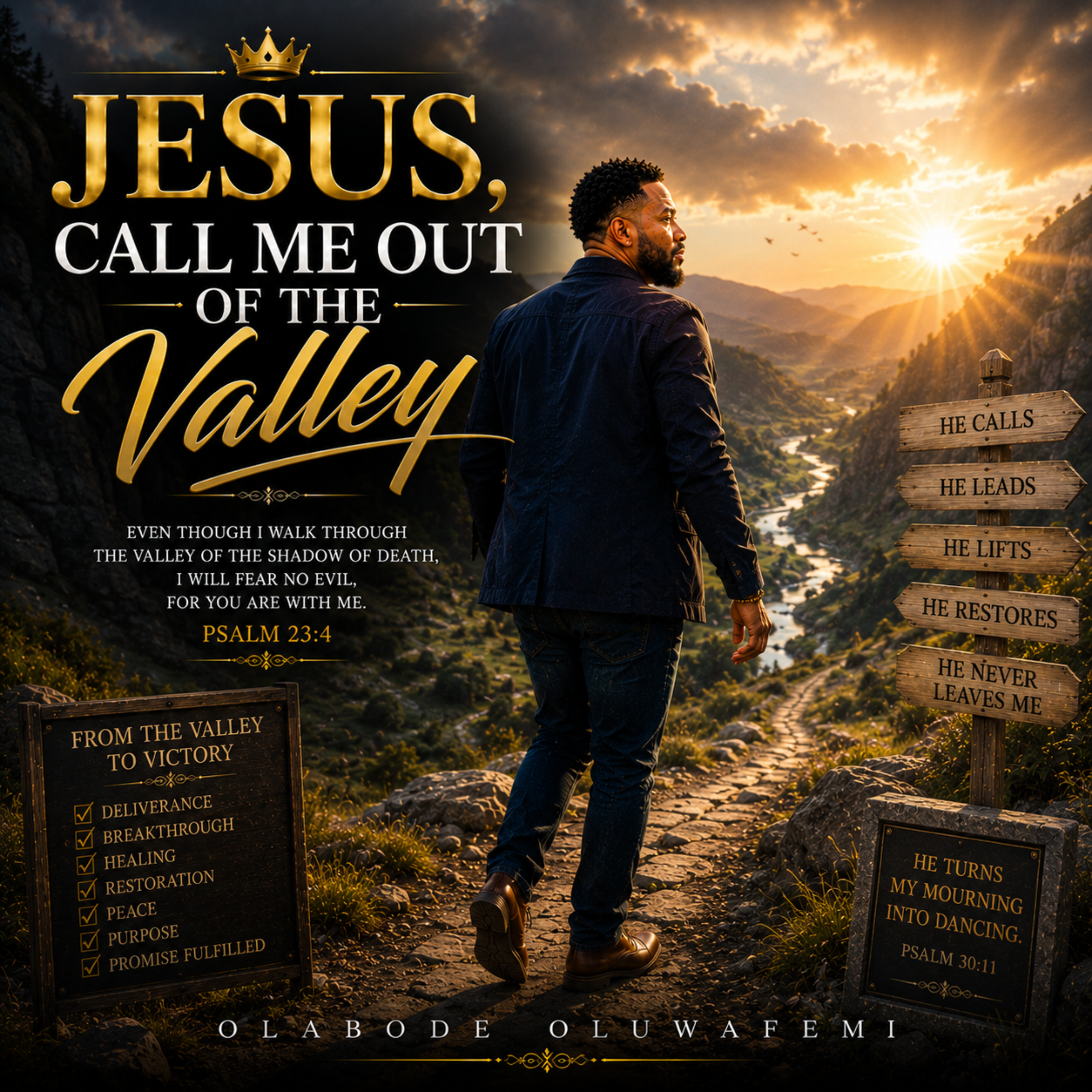 Jesus, Call Me Out of the Valley by olabode oluwafemi cover art