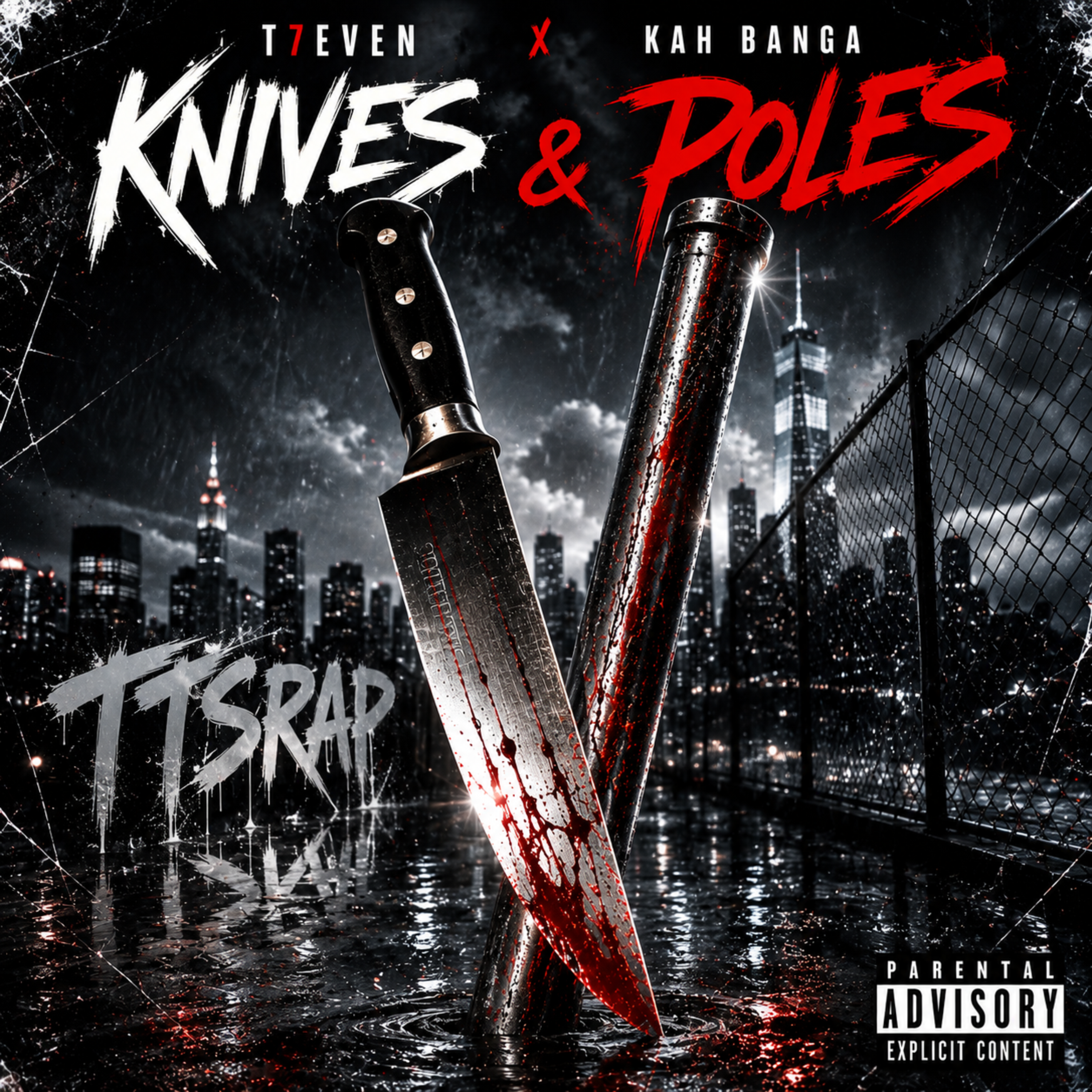 KNIVES & POLES by T7even cover art