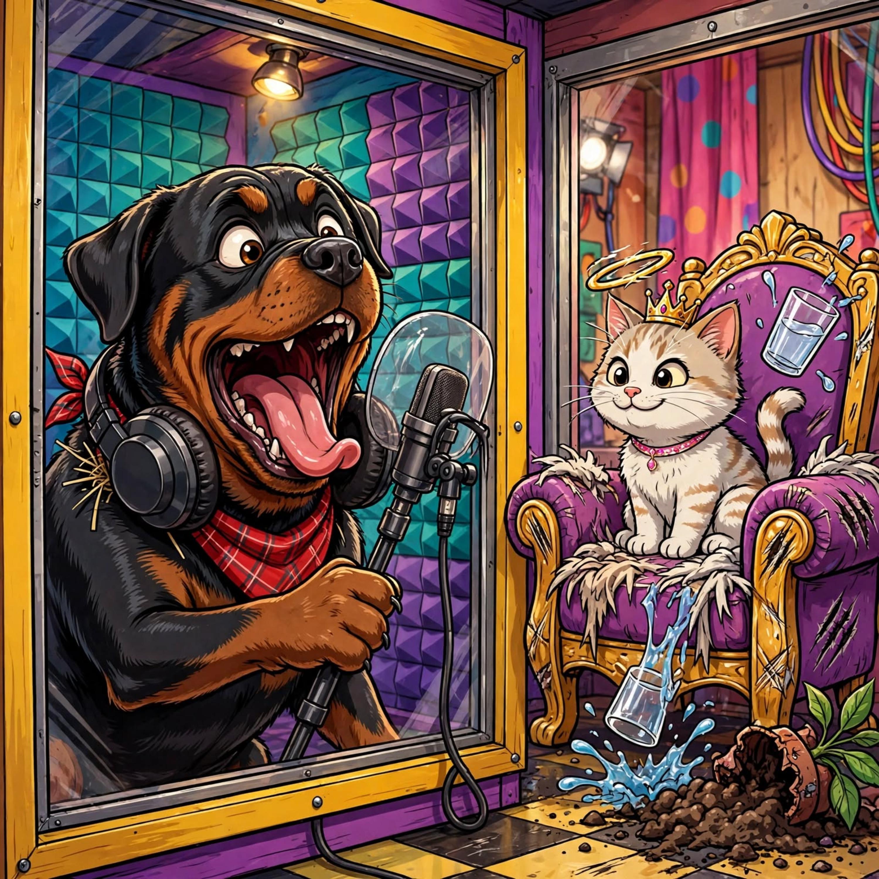 A DOG'S TESTIMONY ( THE CAT DID IT ) by Tim Anderson Lyrics cover art