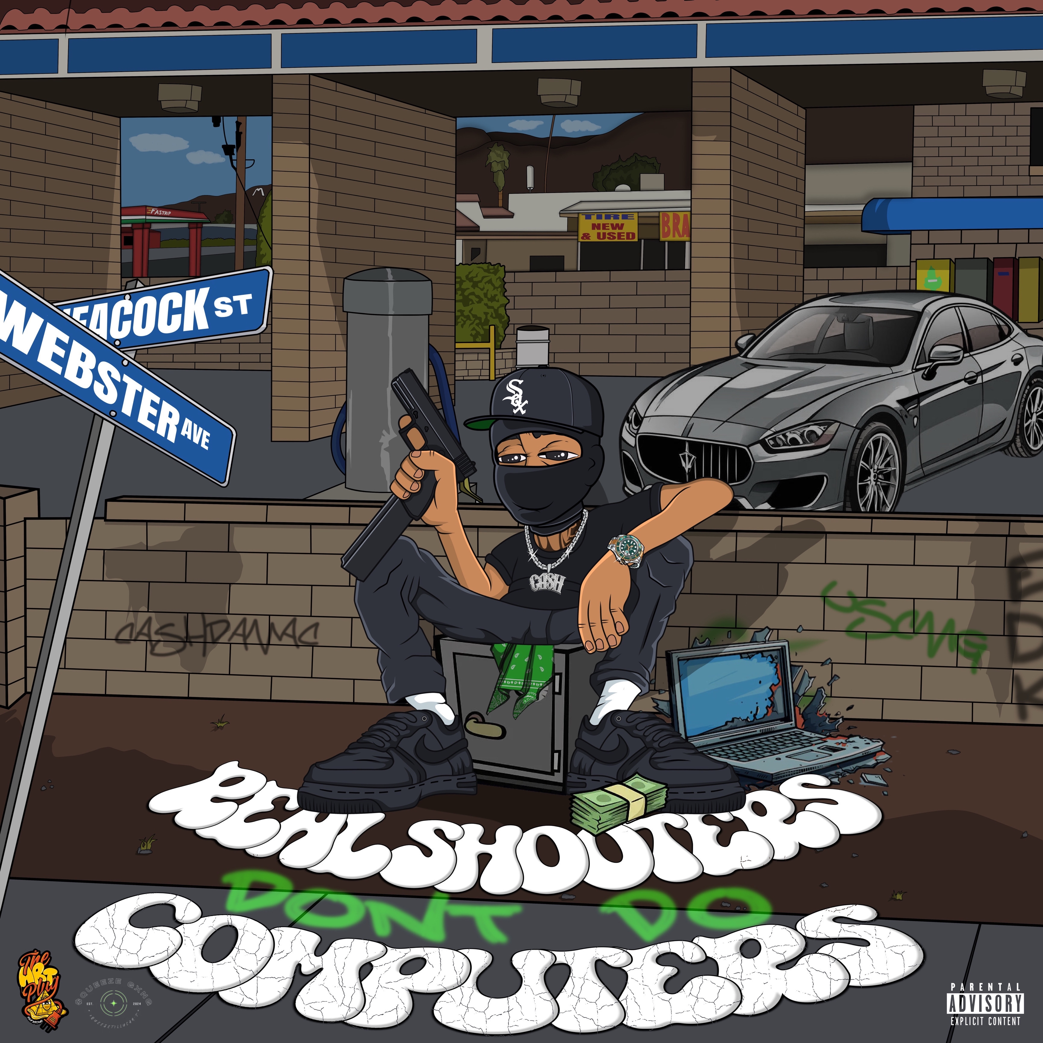 Real Shooters Don’t Do Computers artwork
