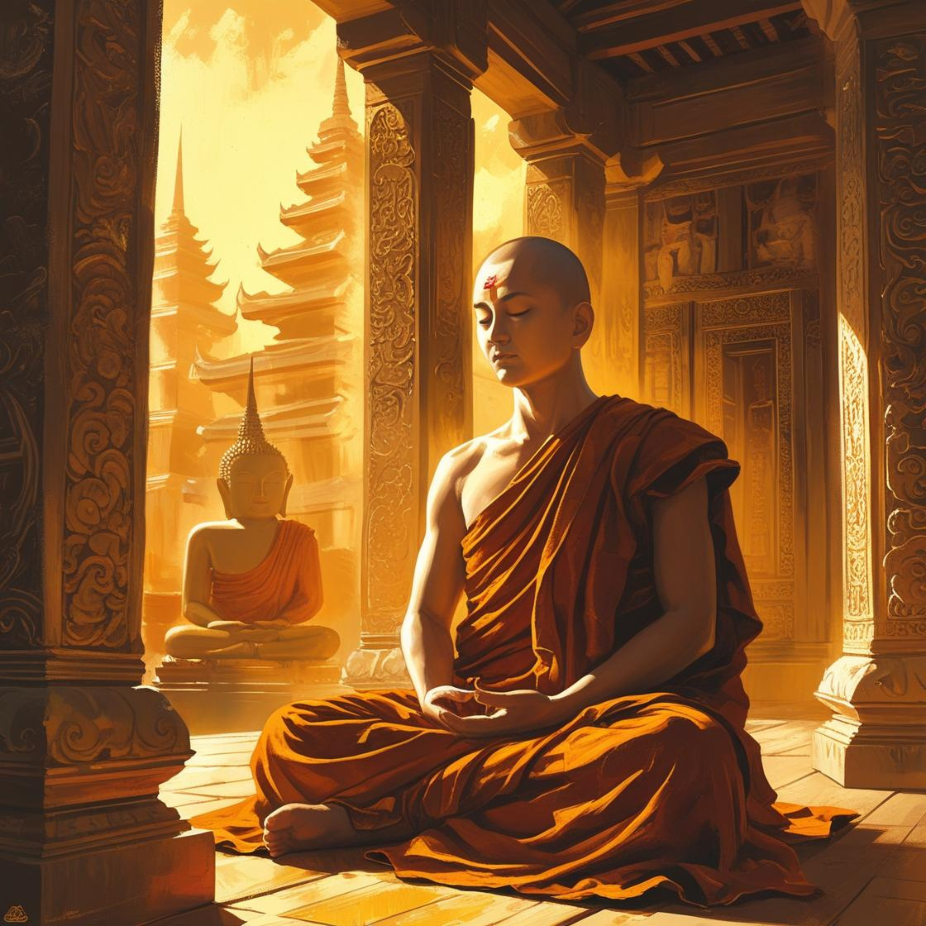 Mantras Budistas para Sono Restaurador - Meditar, Dormir e Cultivar a Paz Interior artwork