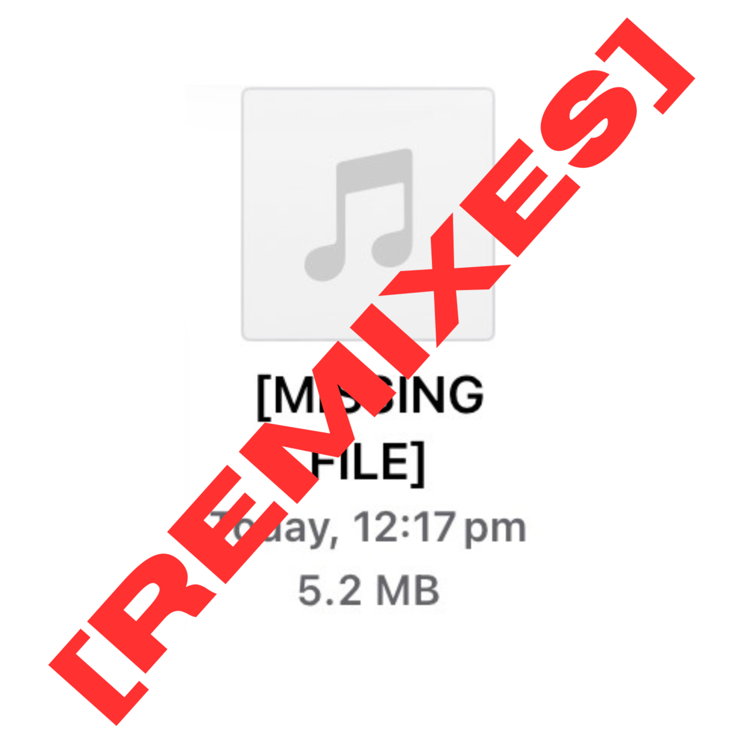MISSING FILE [REMIXES] artwork