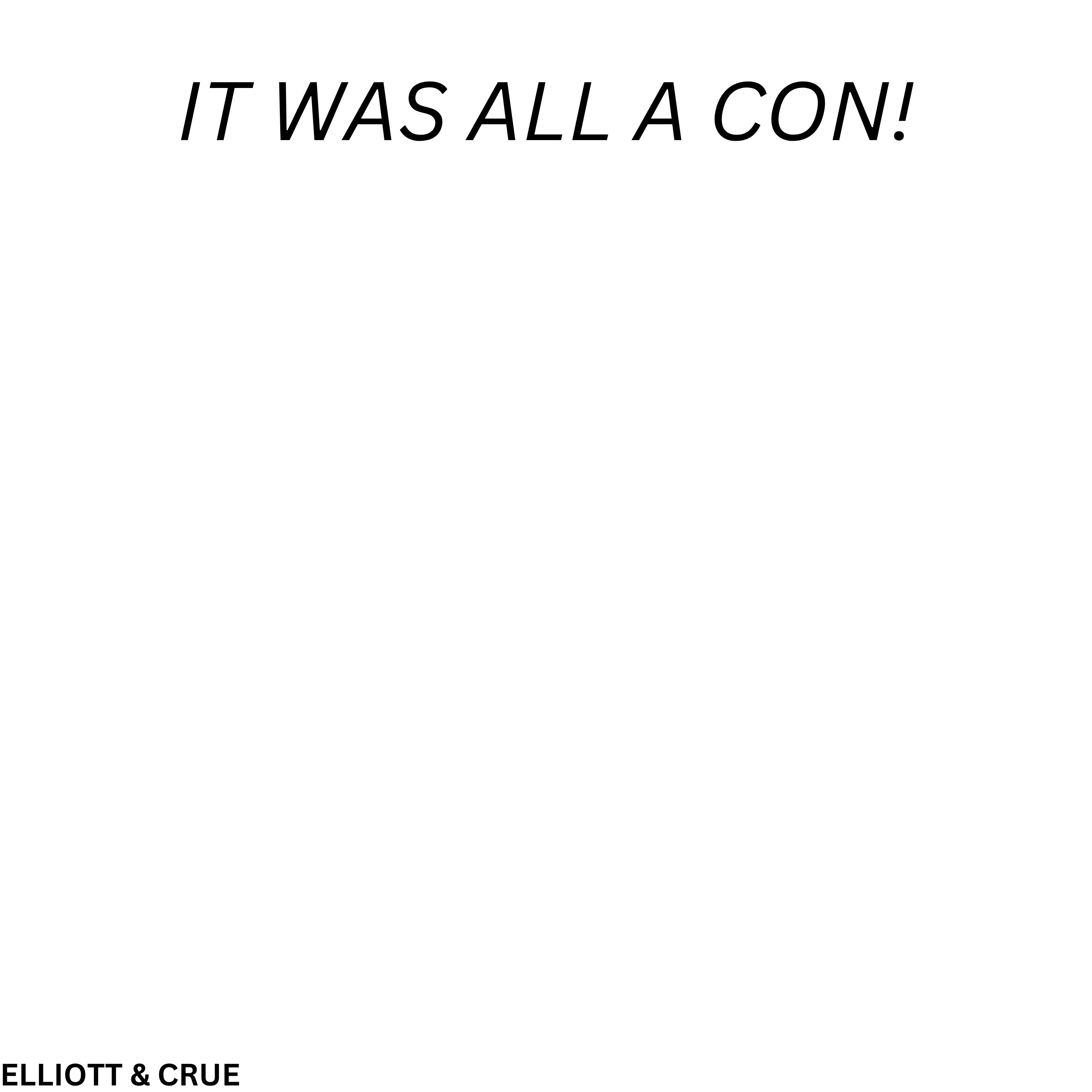IT WAS ALL A CON! artwork