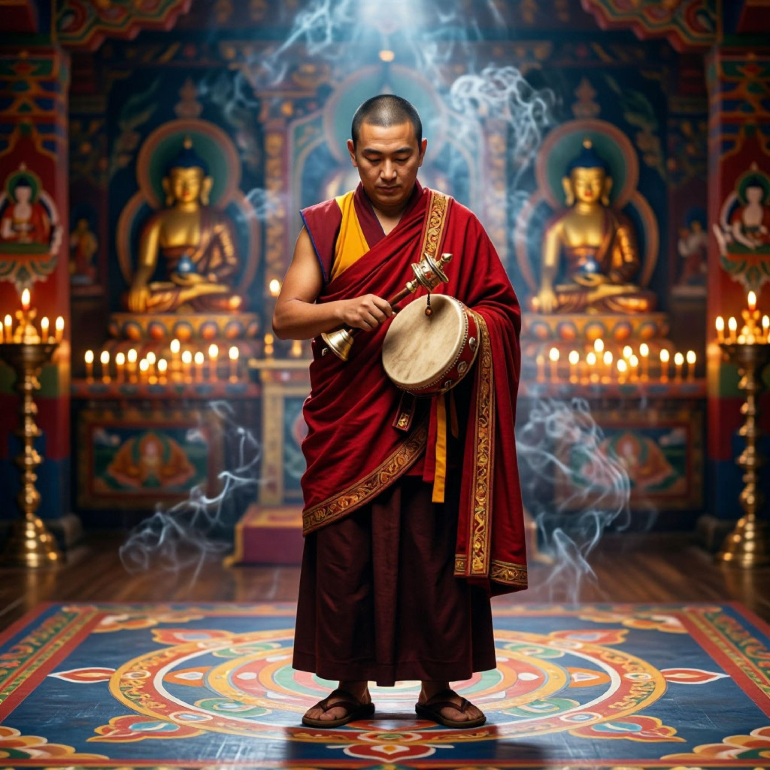 Tibetan Evening Ritual | Soft Calming Vibrations by Vibe Explorer cover art