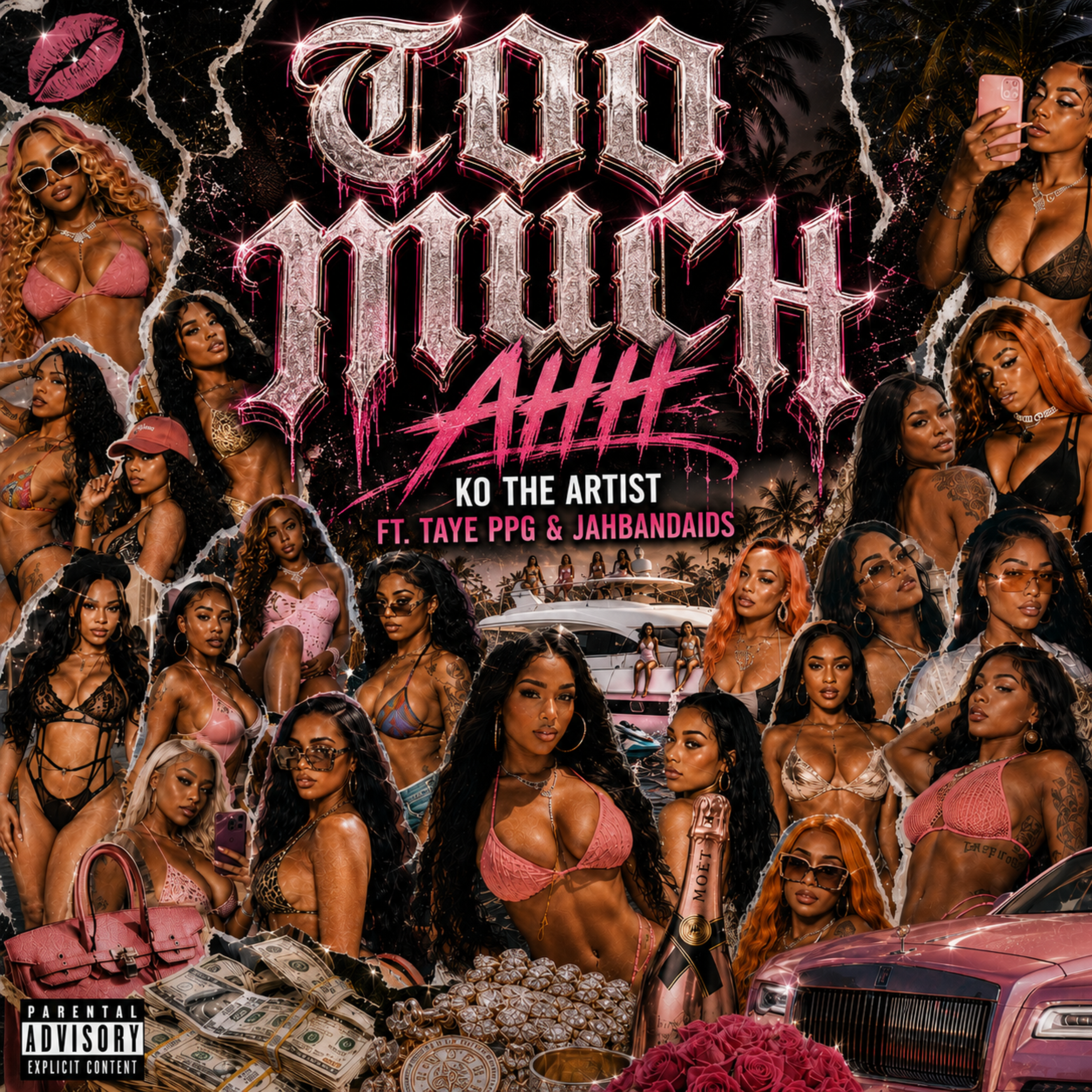 TOO MUCH AHH by KO THE ARTIST cover art