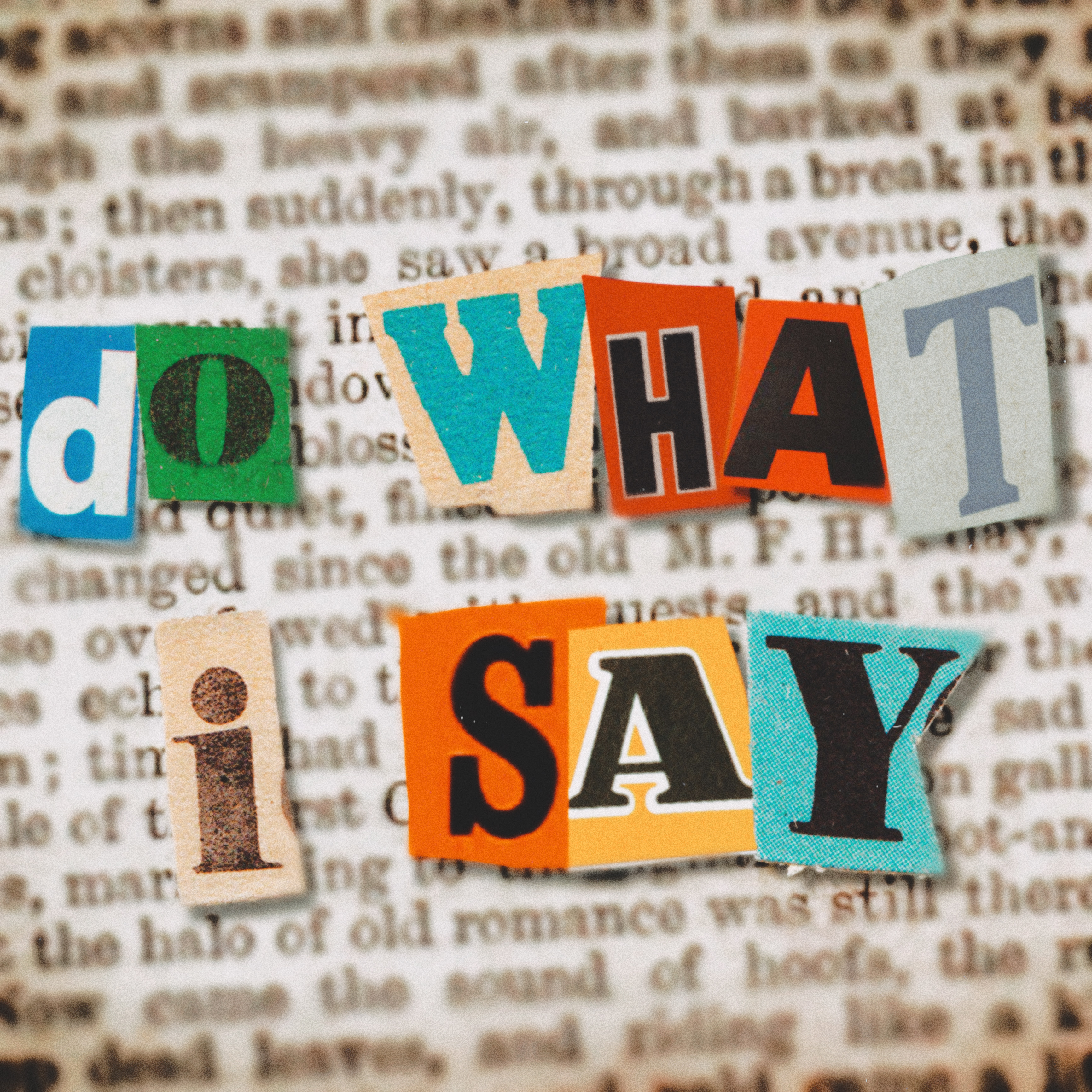 Do What I Say artwork