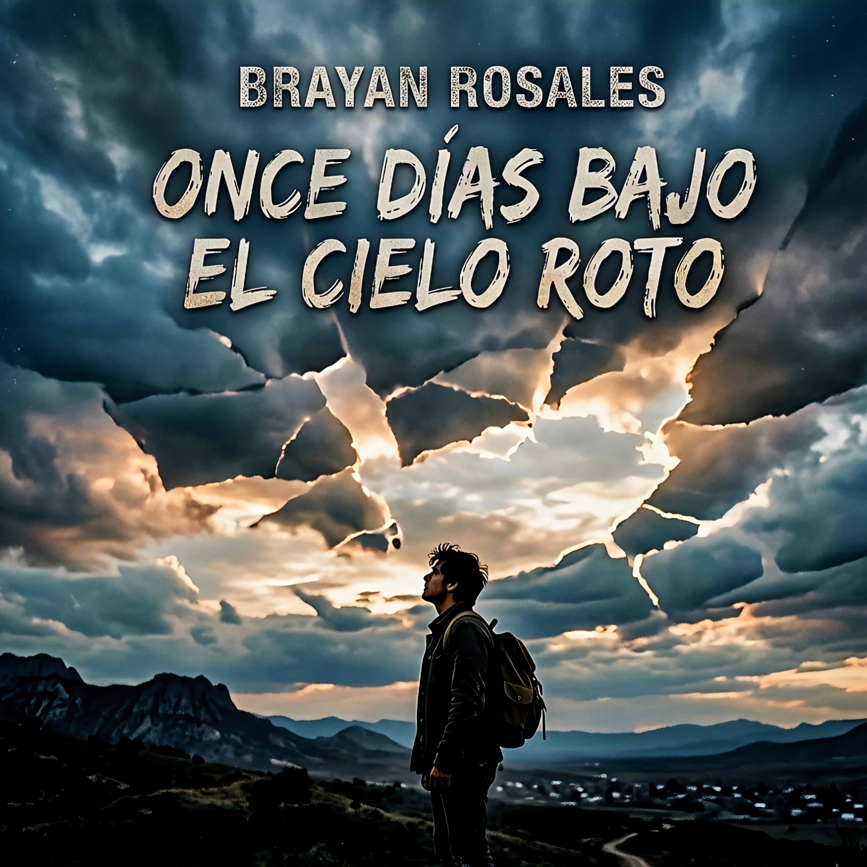 once días bajo el cielo roto by Brayan Rosales cover art