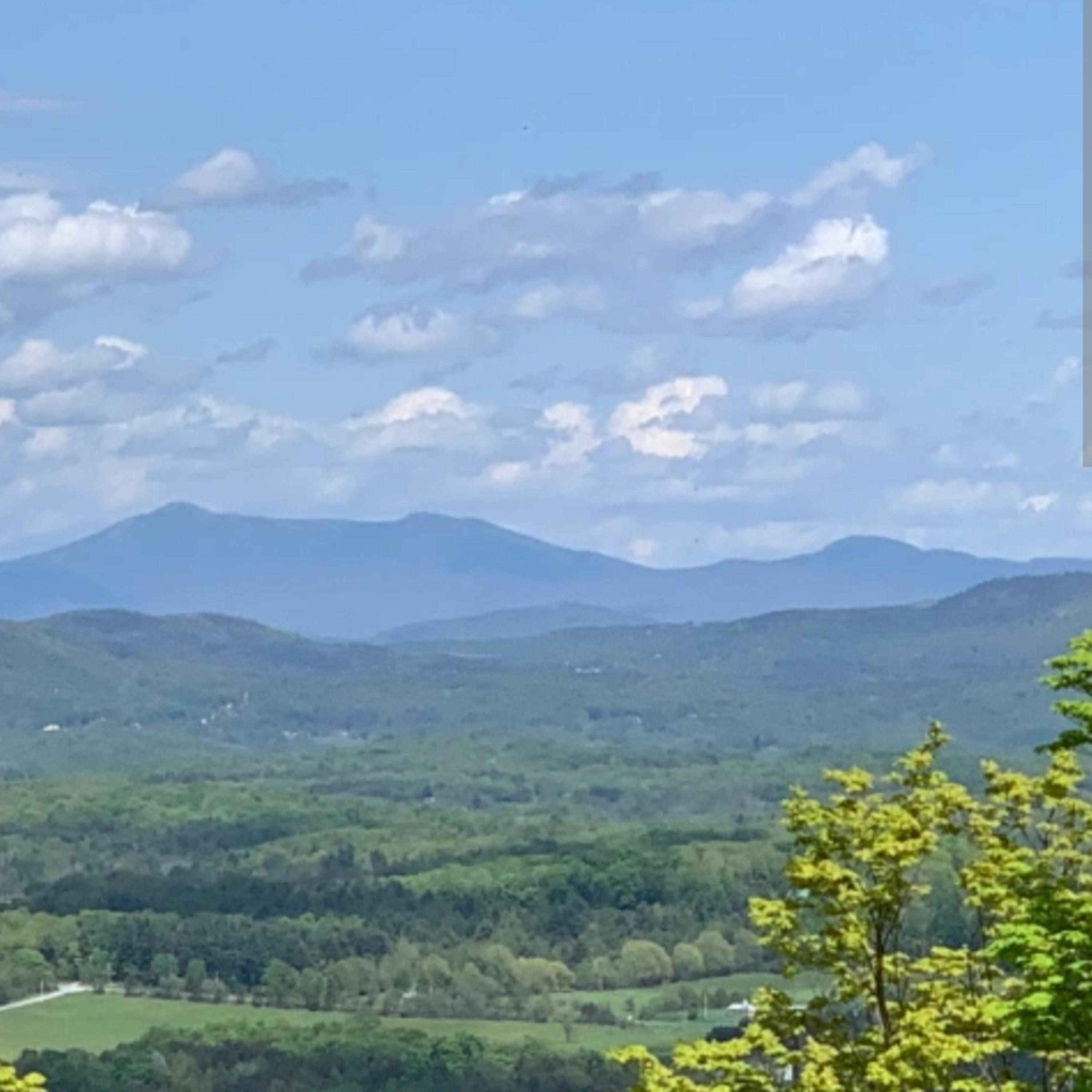 Green mountains artwork