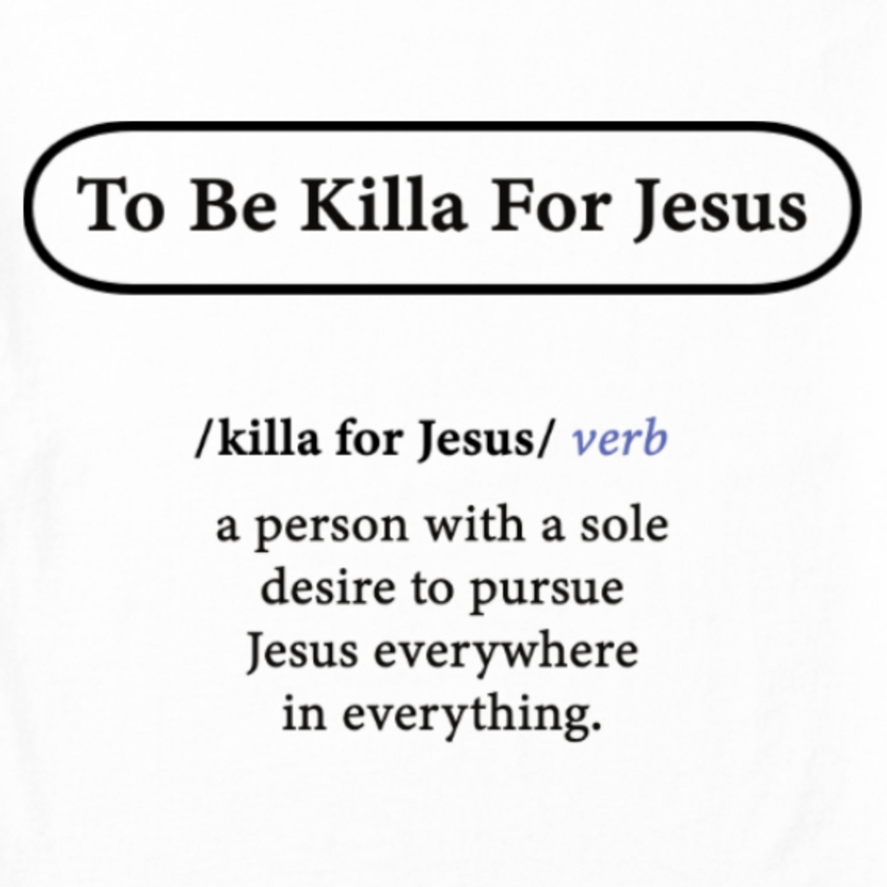 Killa For Jesus artwork