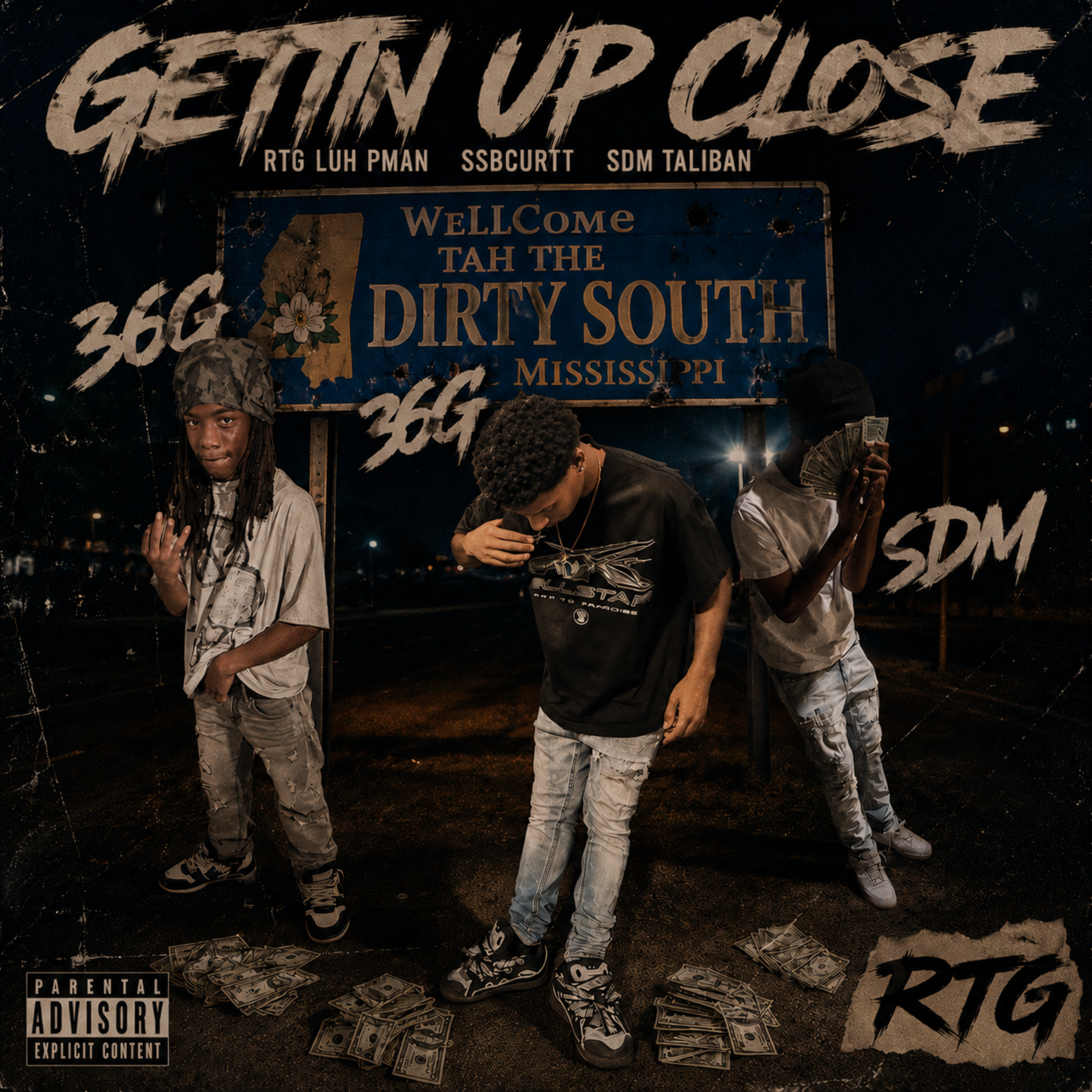 Gettin Up Close by RTG Luh Pman cover art
