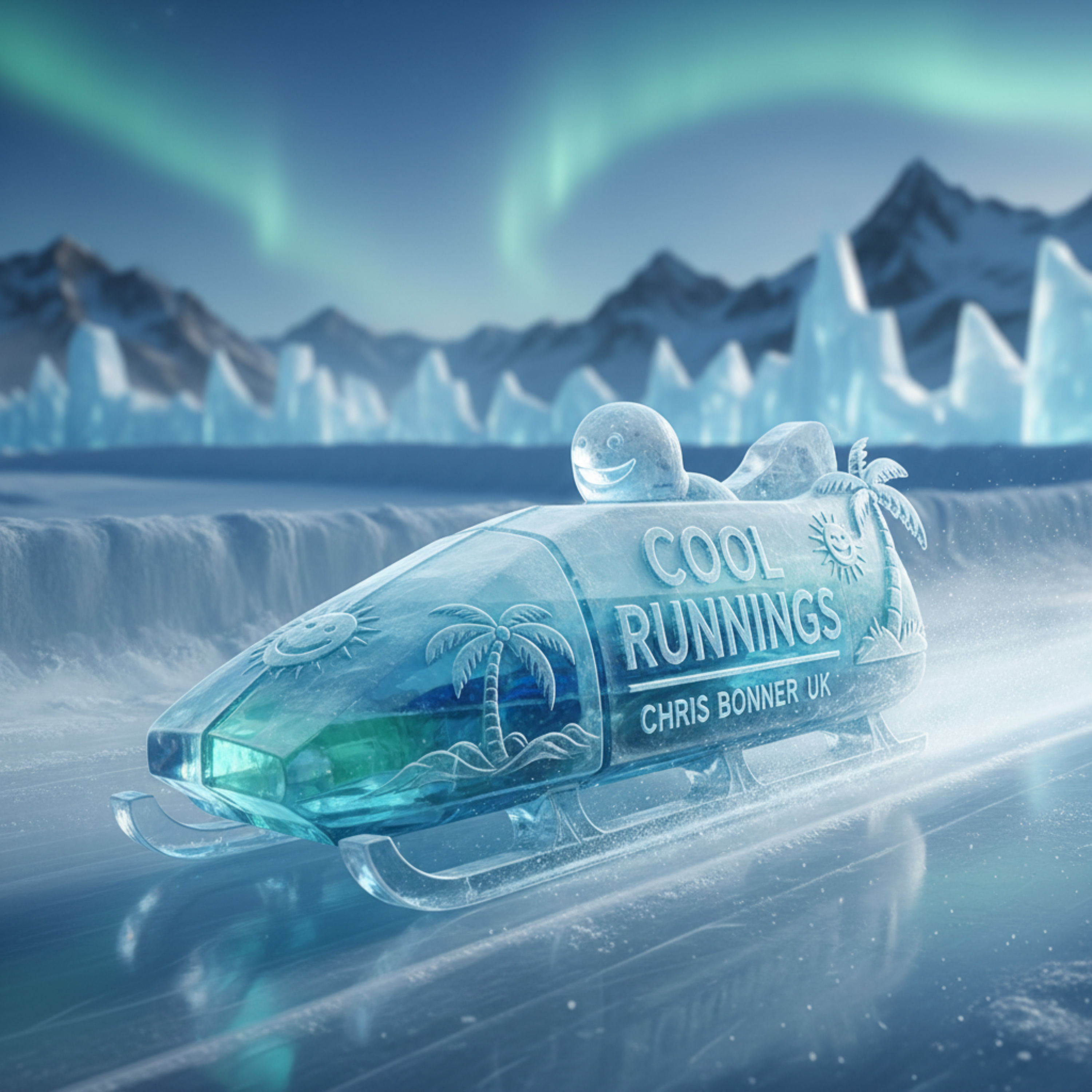 Cool Runnings on Ice by Chris Bonner UK cover art