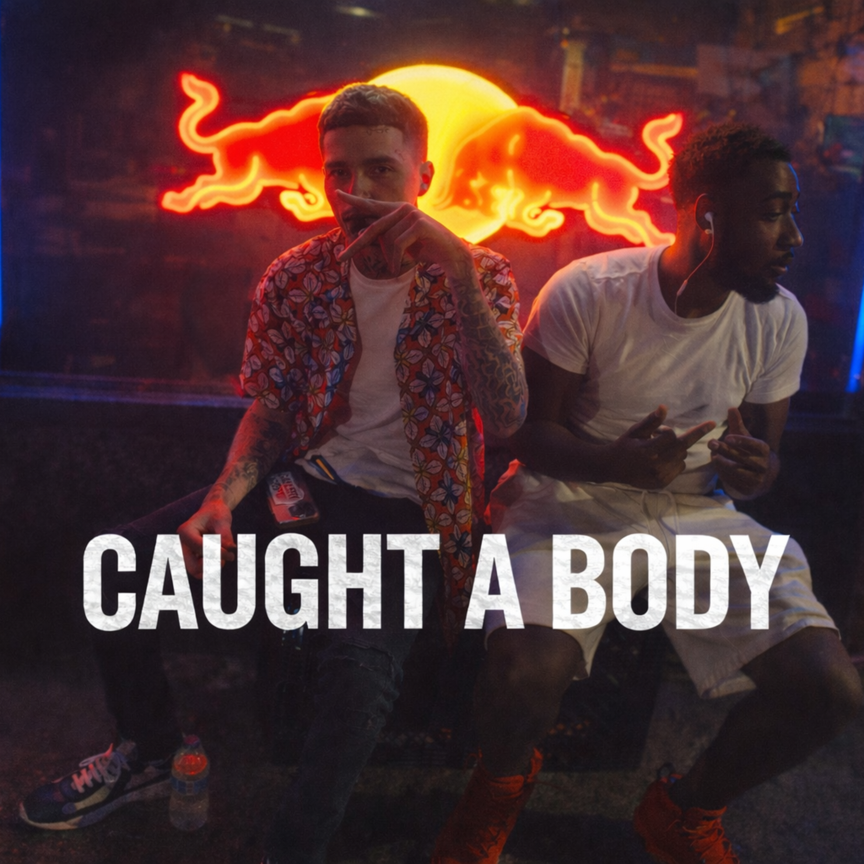 caught a body artwork