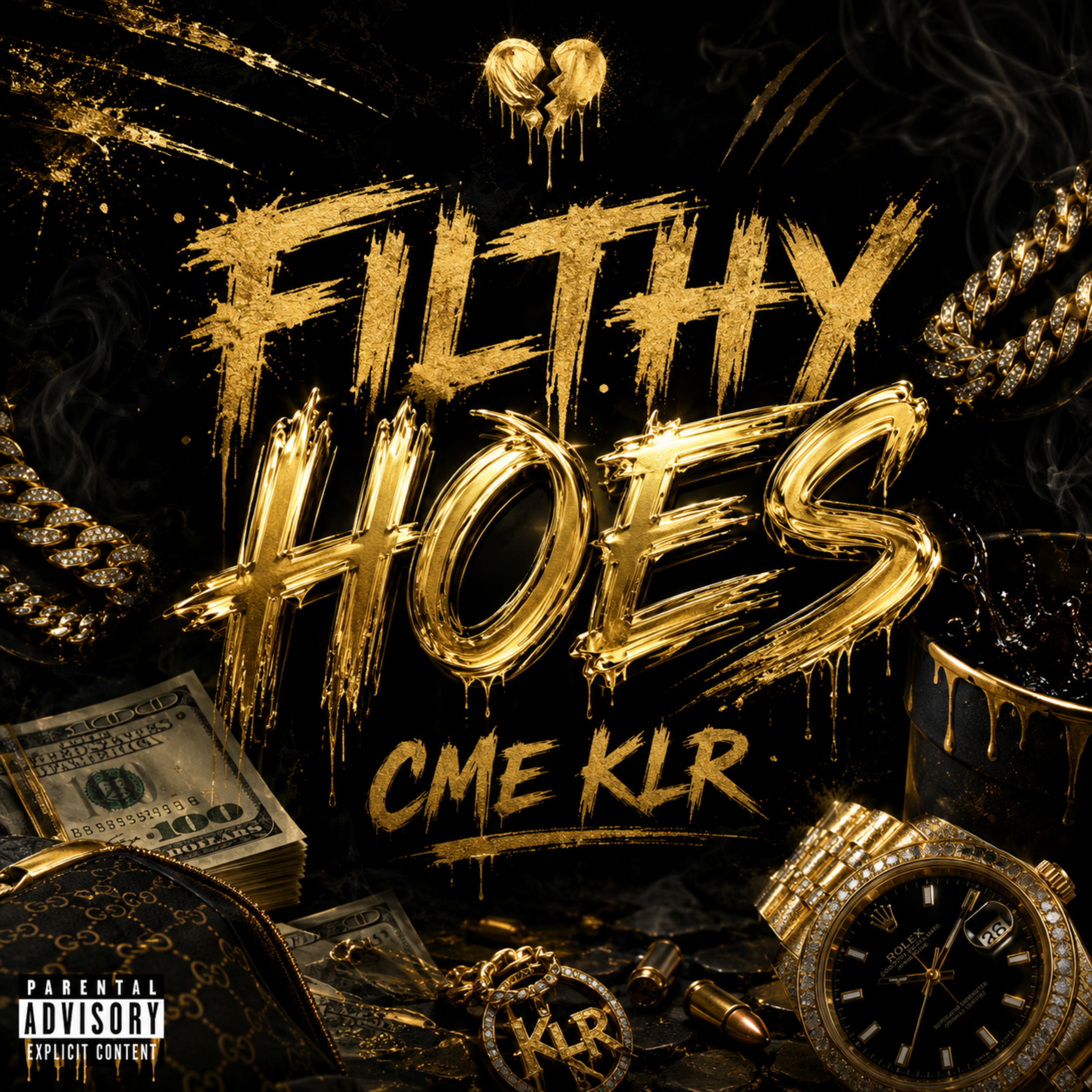 Filthy Hoes by CME KLR cover art