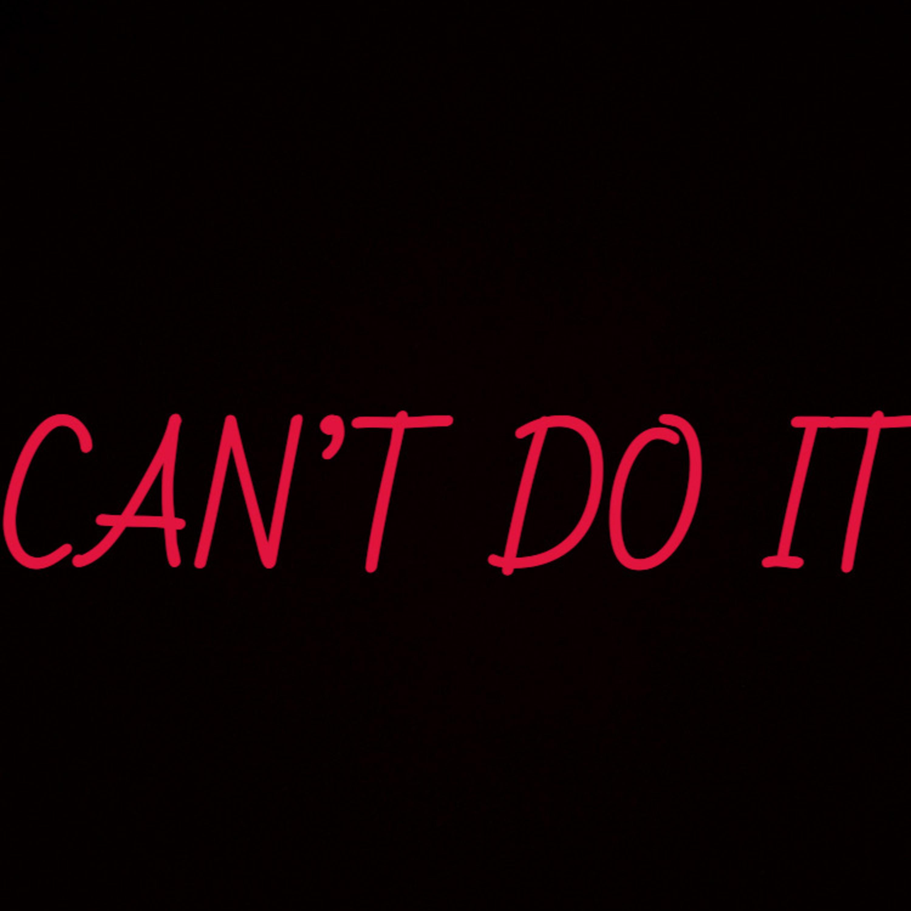 Can’t Do It artwork