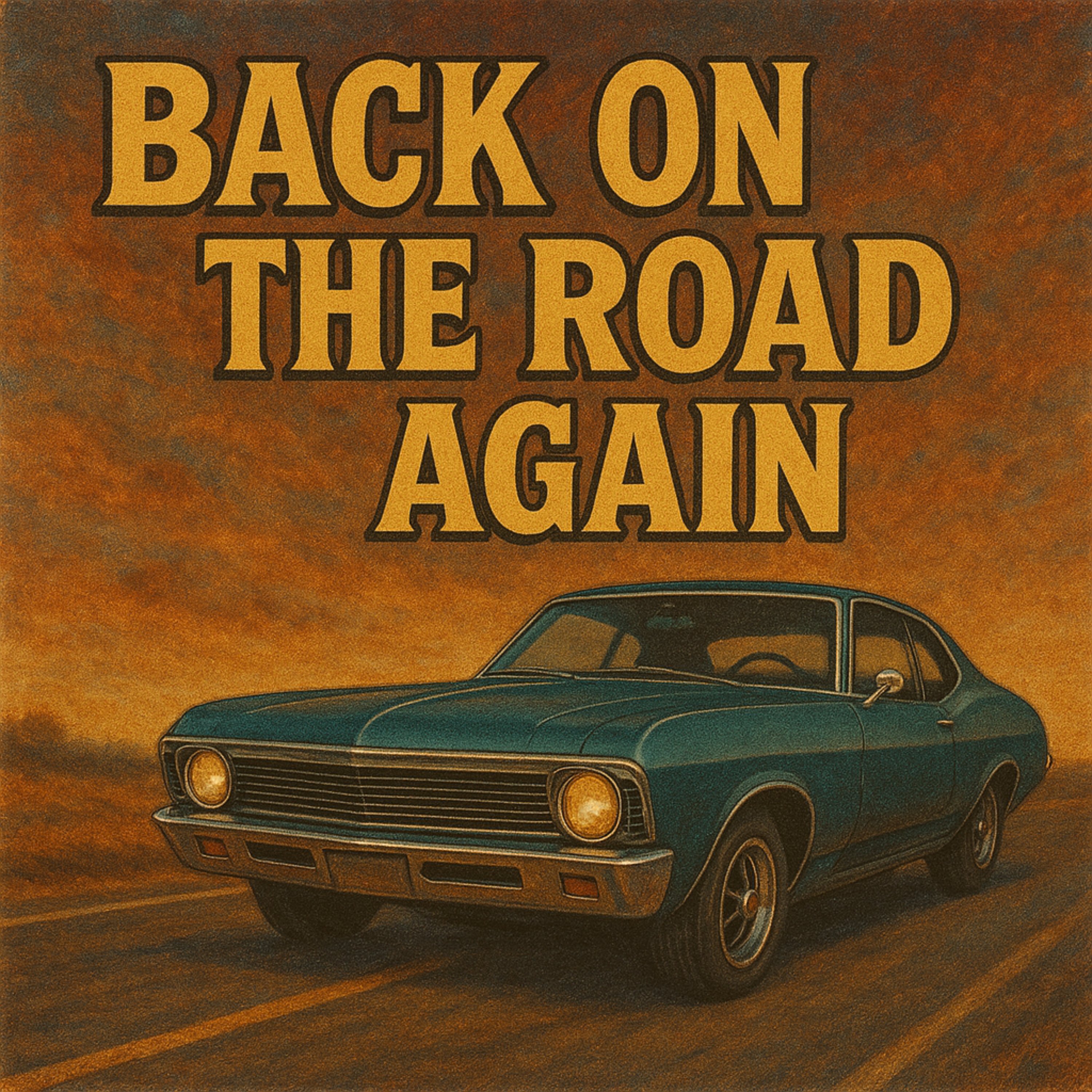 BACK ON THE ROAD AGAIN artwork