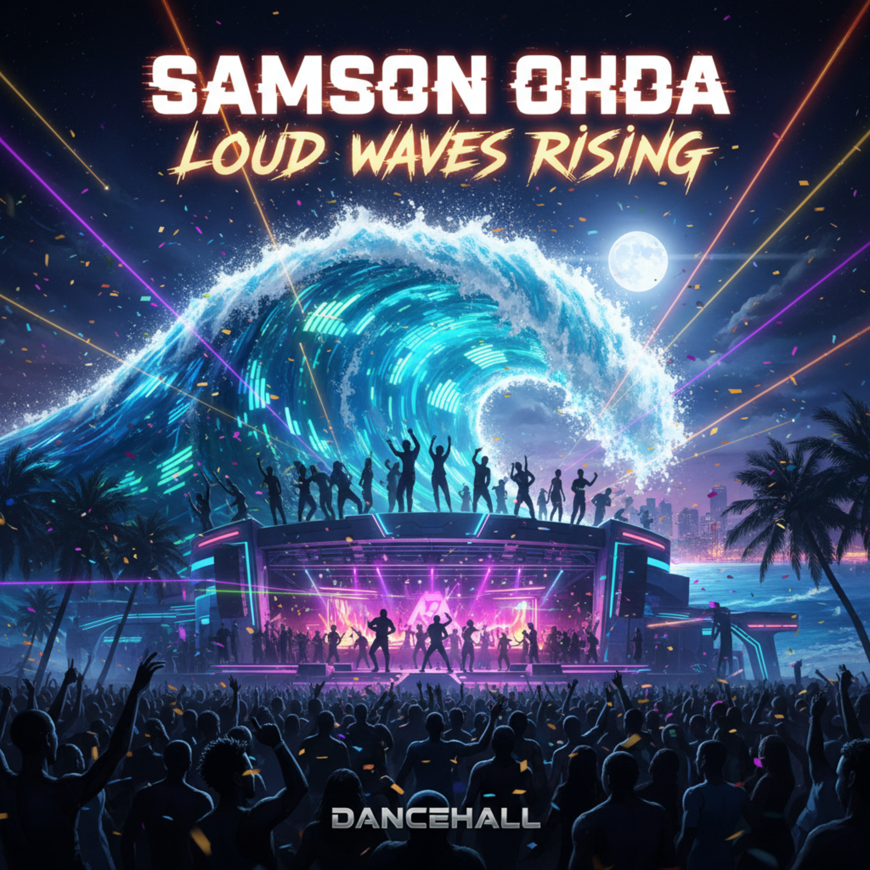 Loud Waves Rising by Samson Ohda  cover art