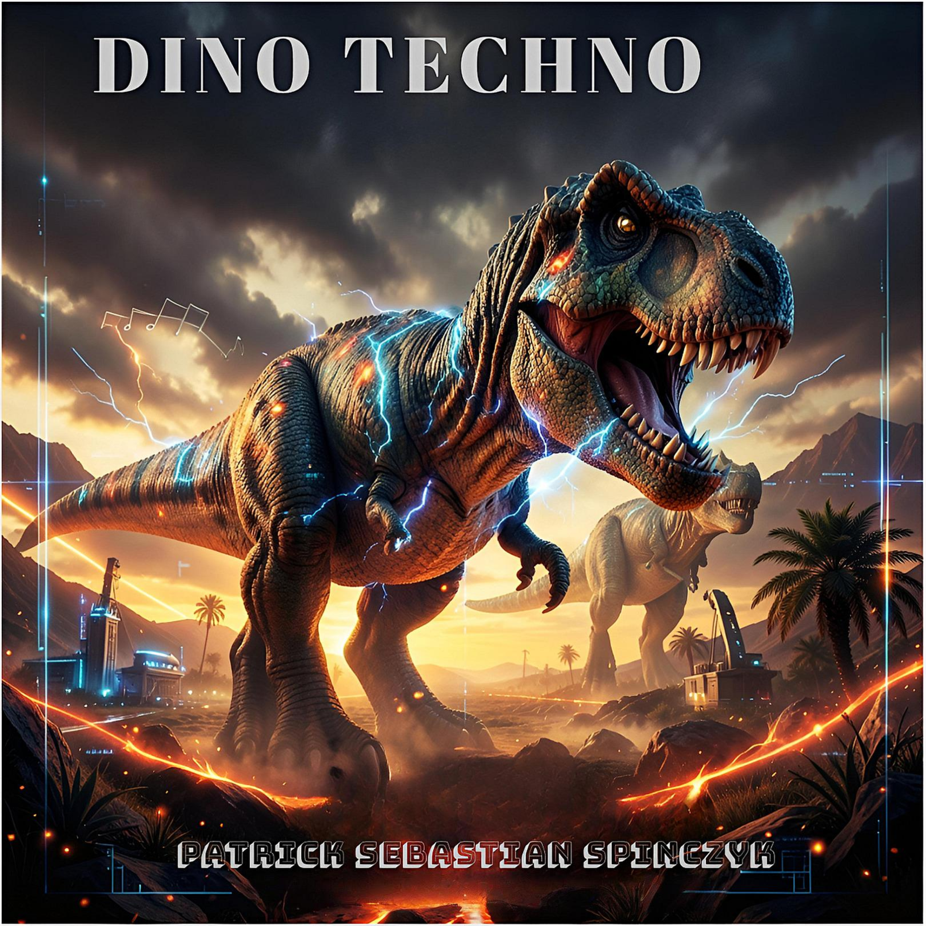 Dino Techno by Patrick Sebastian Spinczyk cover art