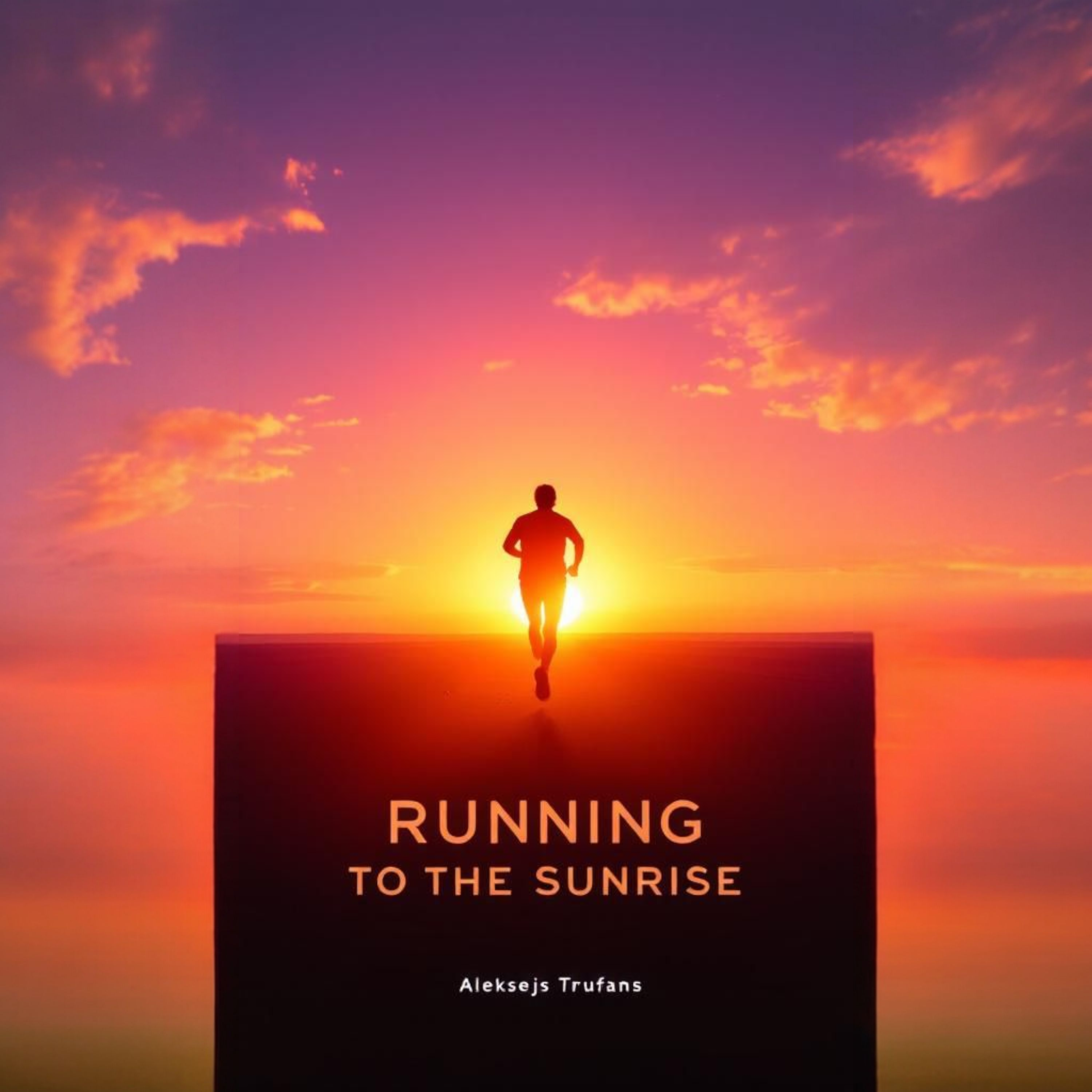 Running to the sunrise artwork