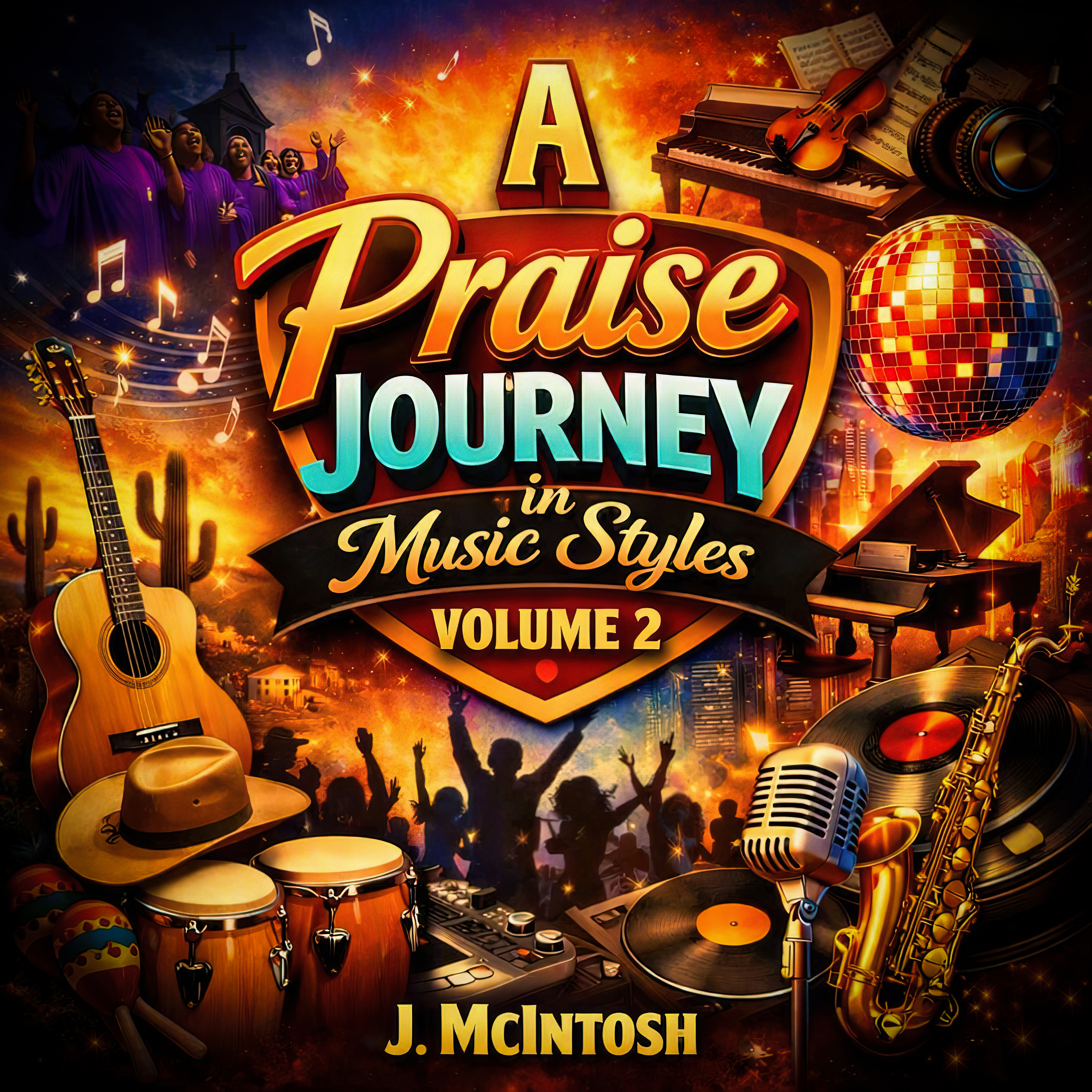 A Praise Journey in Music Styles - Volume 2 by J. McIntosh cover art