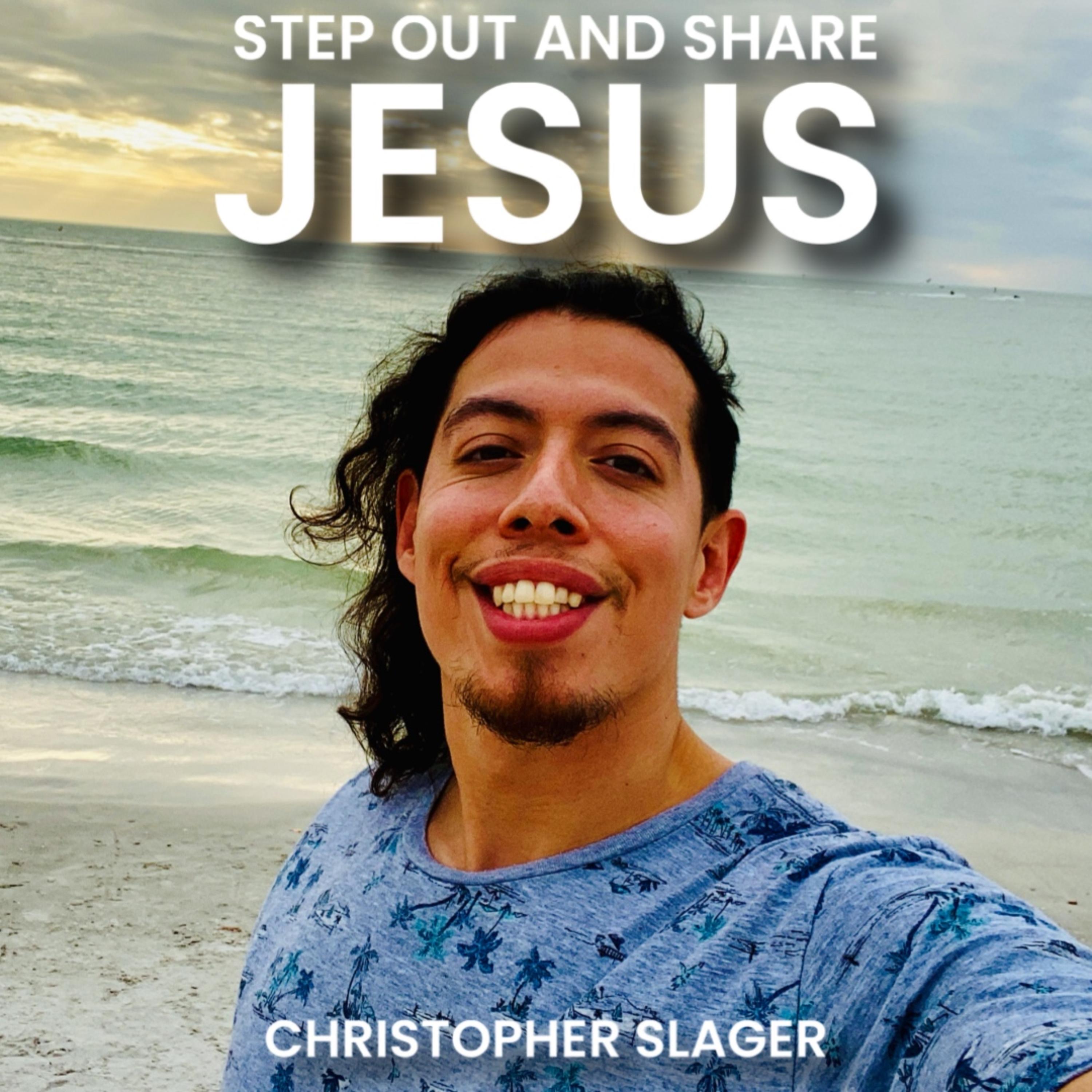 STEP OUT AND SHARE JESUS artwork