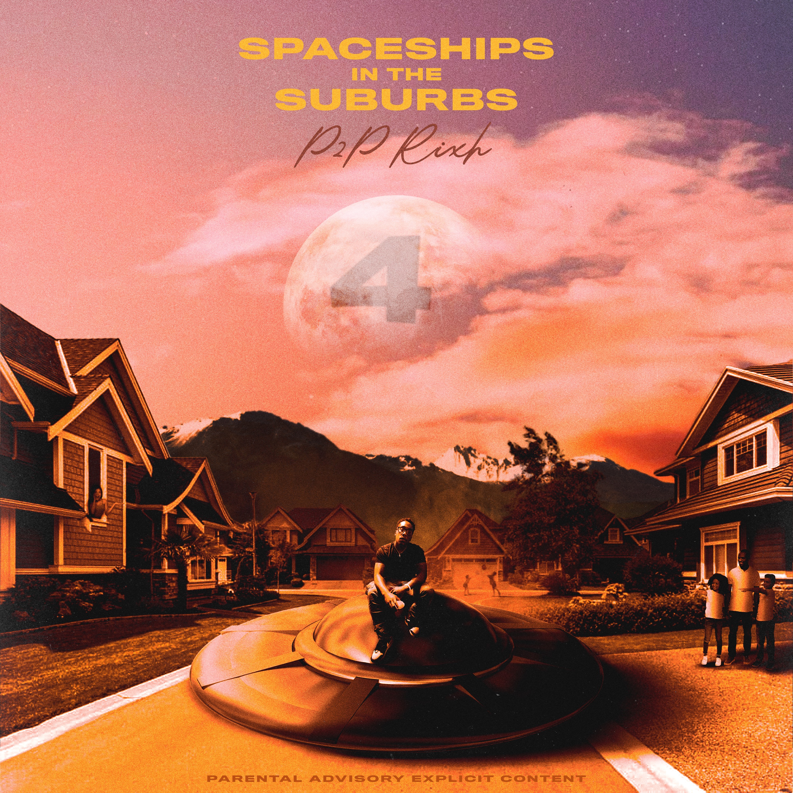 Spaceships in the Suburbs artwork
