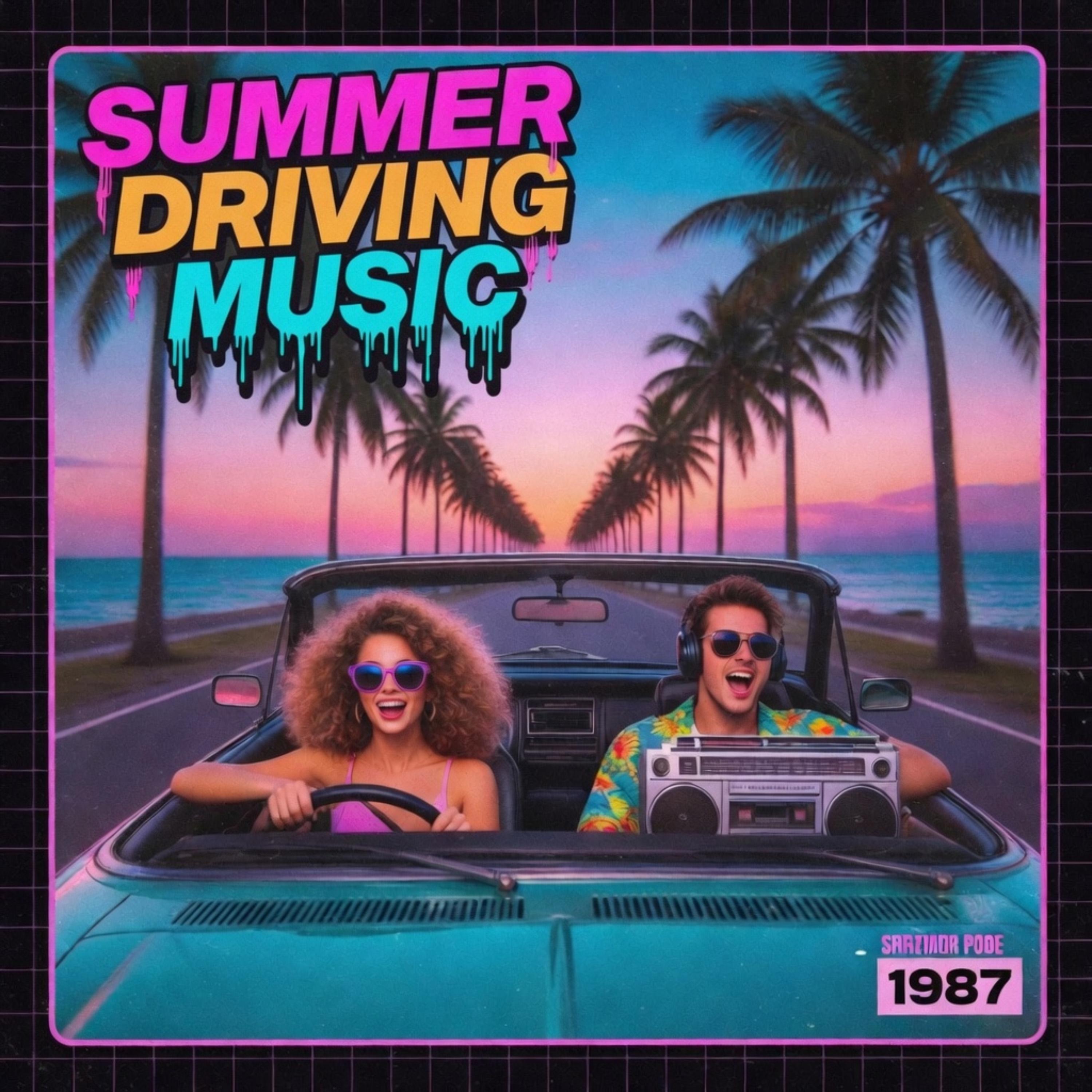 Summer driving music by Lovely Mazi cover art