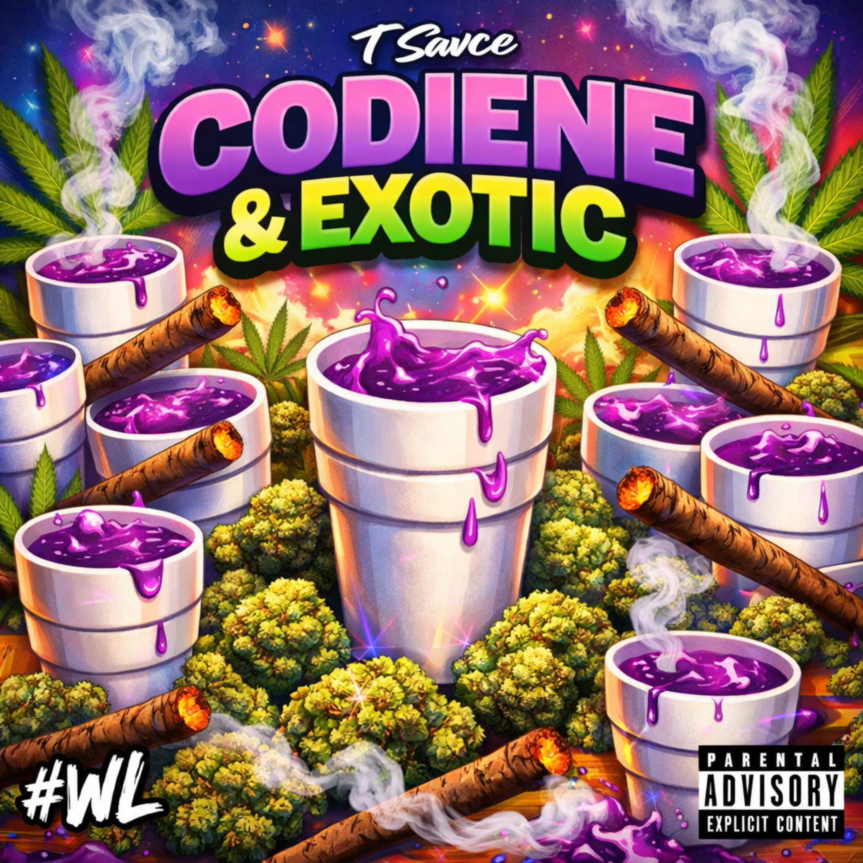 CODIENE AND EXOTIC artwork