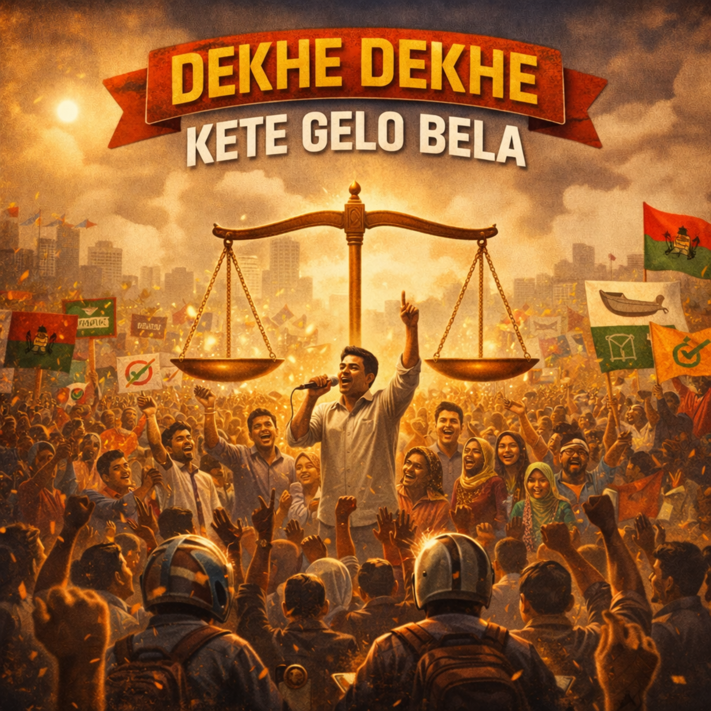 Dekhe dekhe Kete Gelo Bela artwork