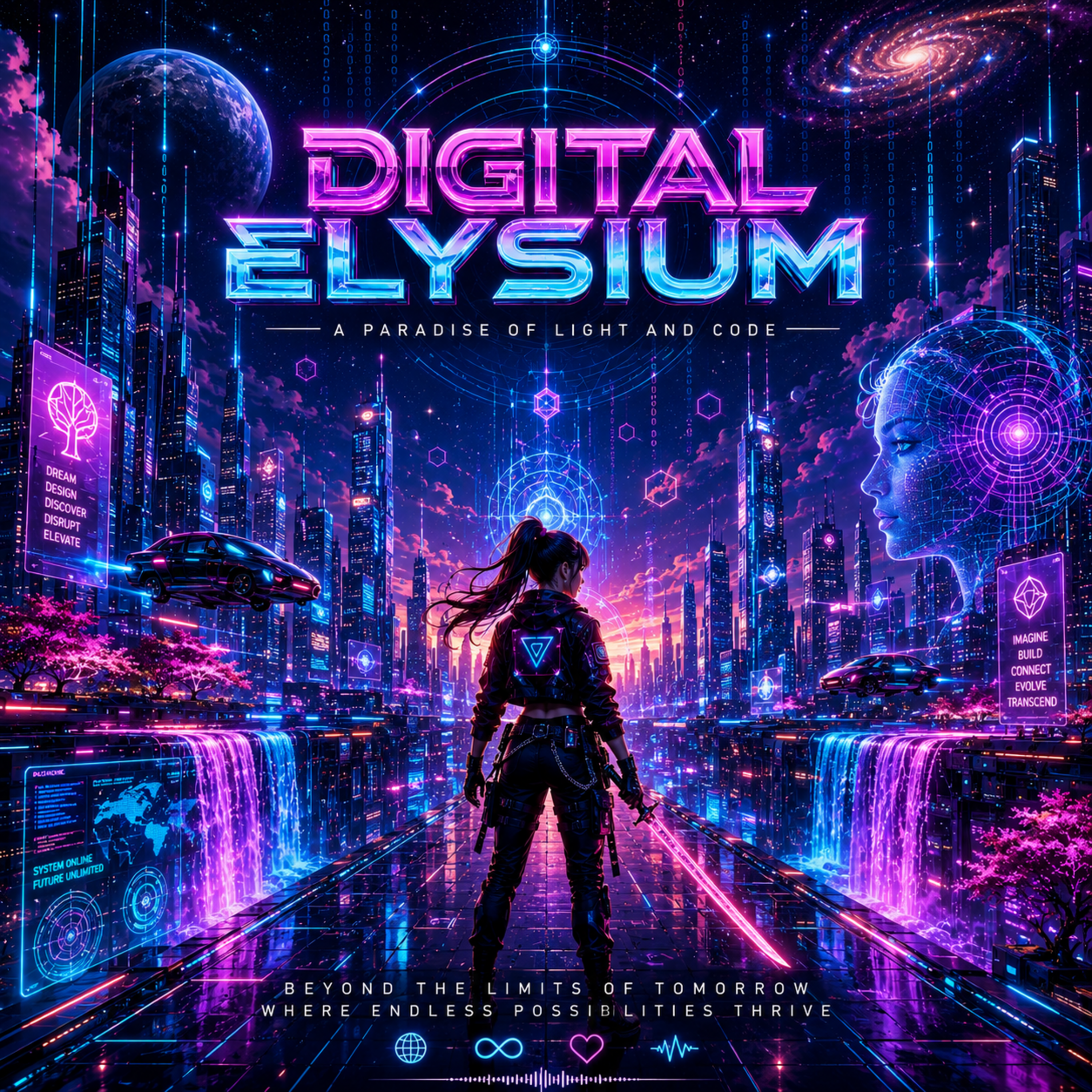 Digital Elysium by Roshan Wishwajith cover art