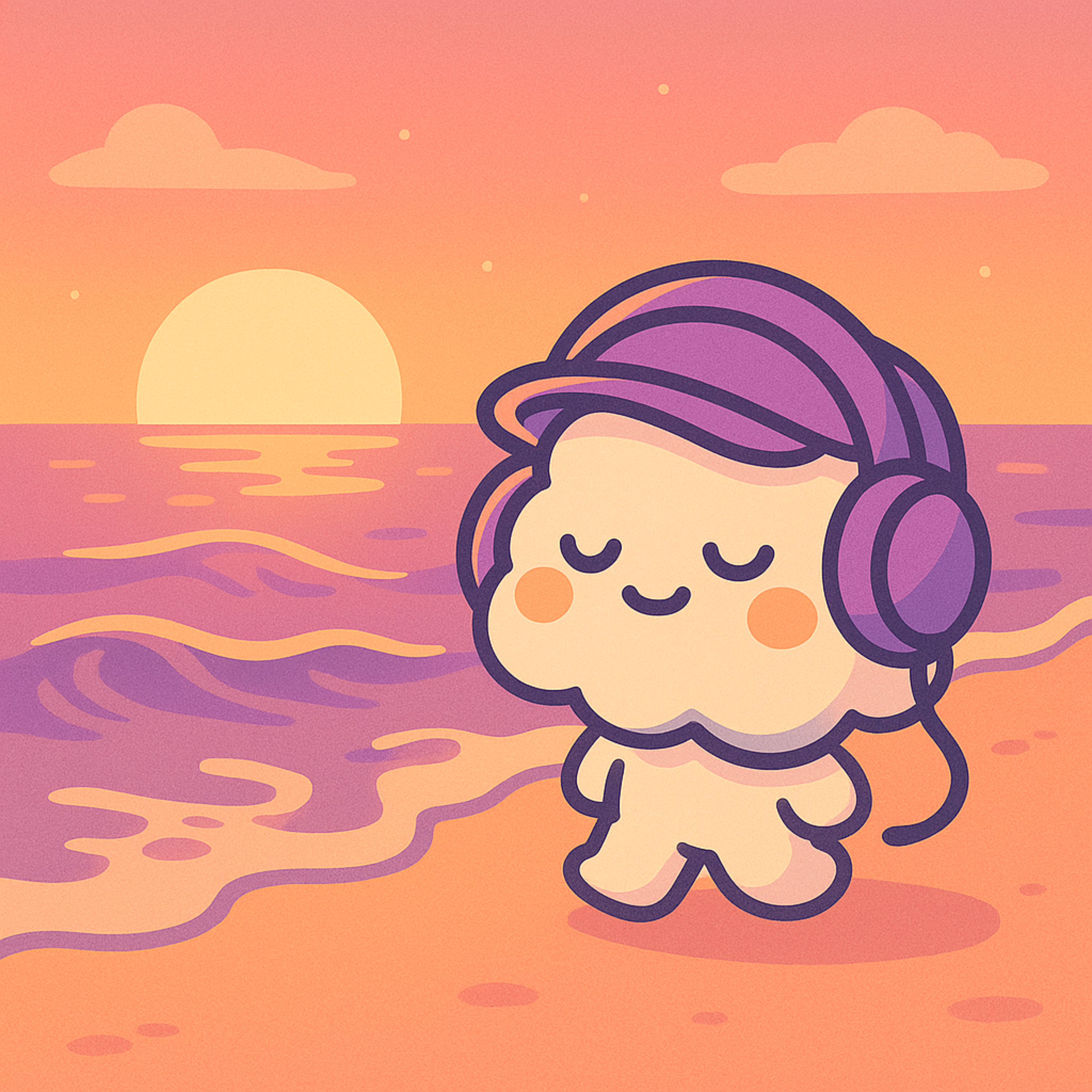 Sunset Waves artwork