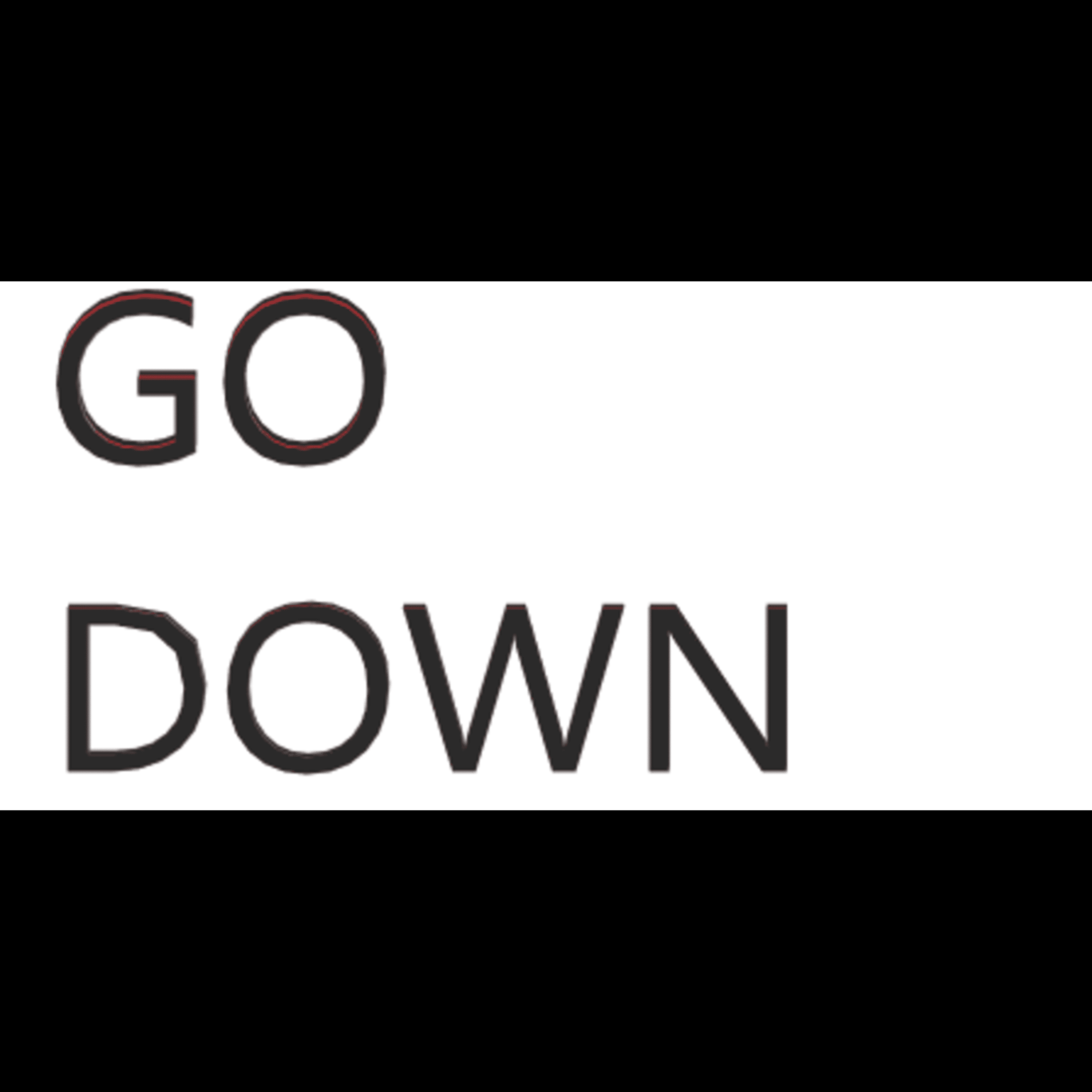 GO DOWN artwork