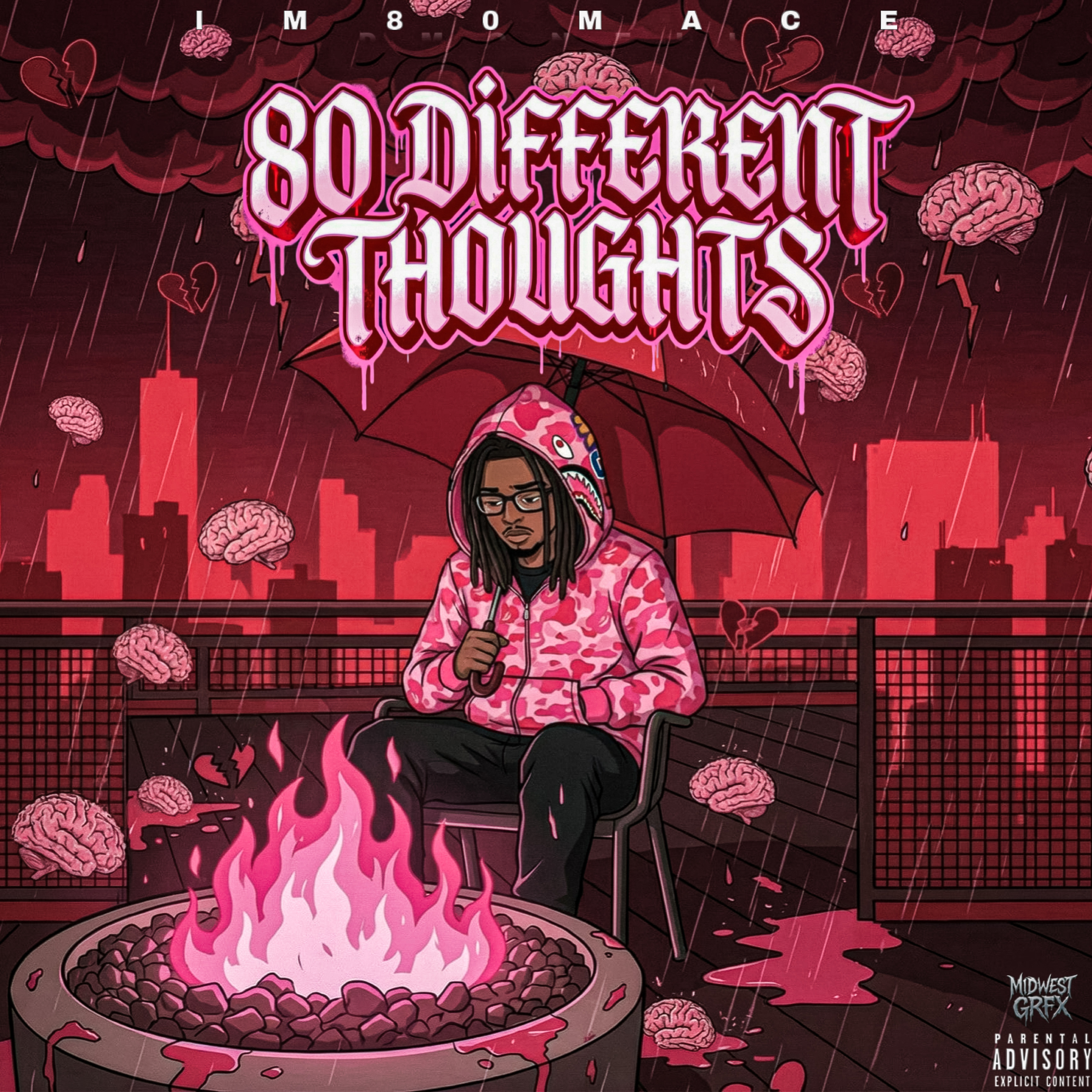 80 Different Thoughts artwork