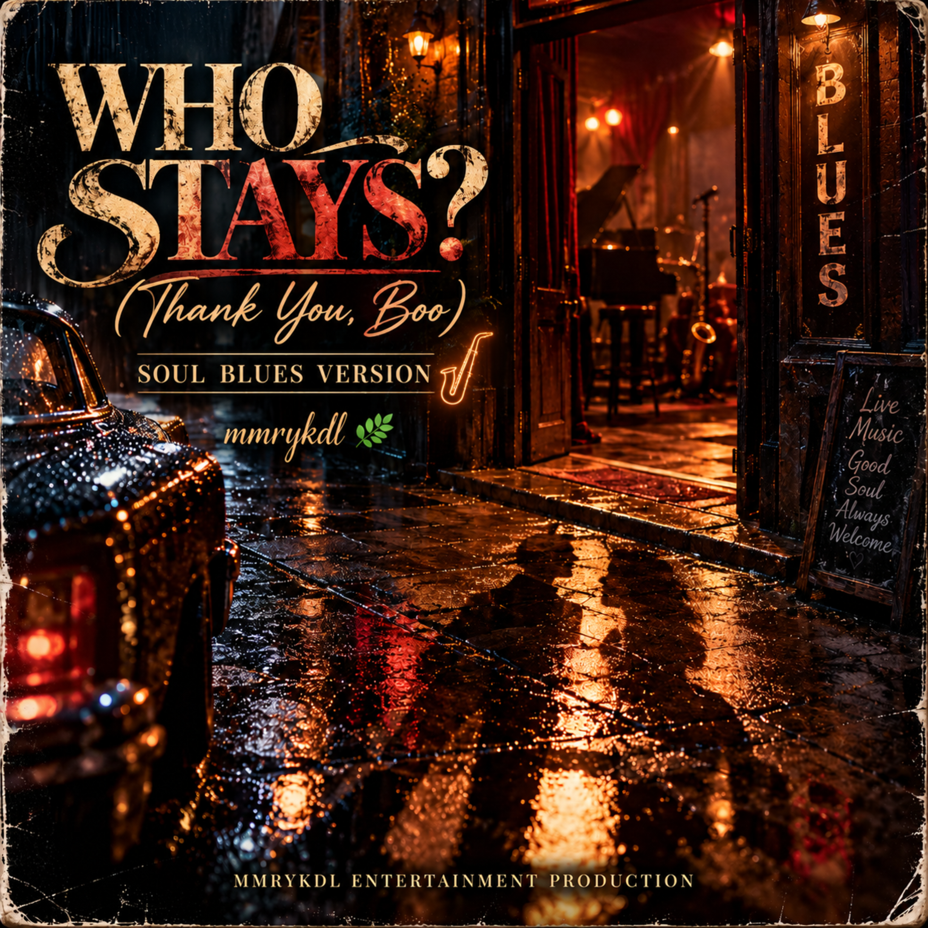 WHO STAYS? (Thank You, Boo) by MMRYKDL cover art