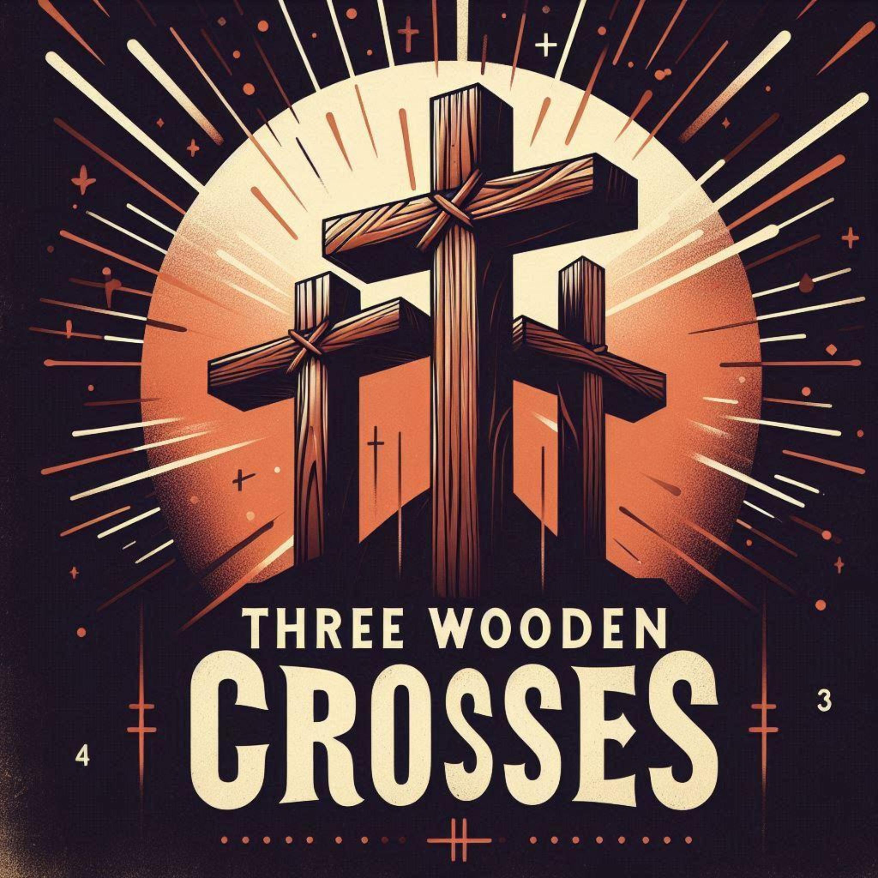 Three Wooden Crosses artwork