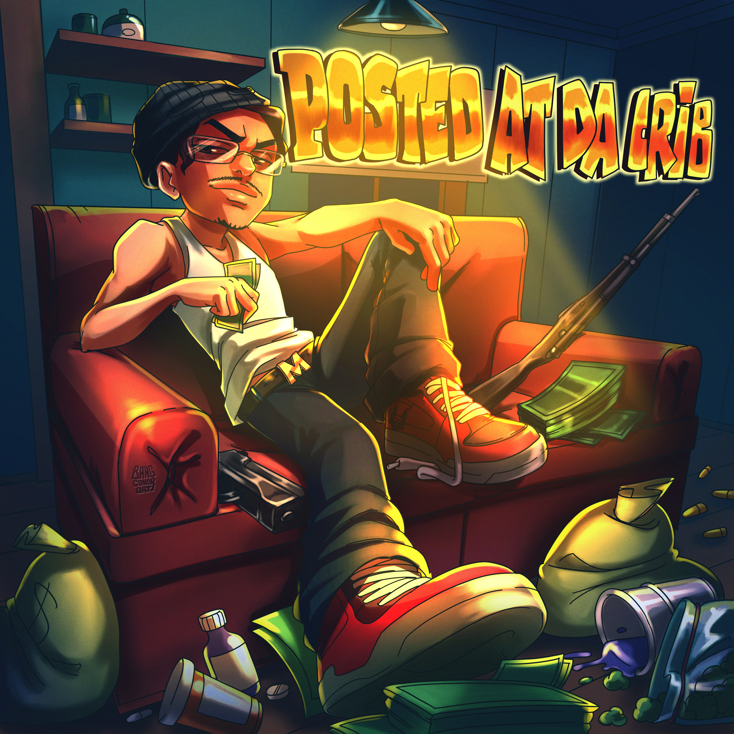 Posted At Da Crib artwork