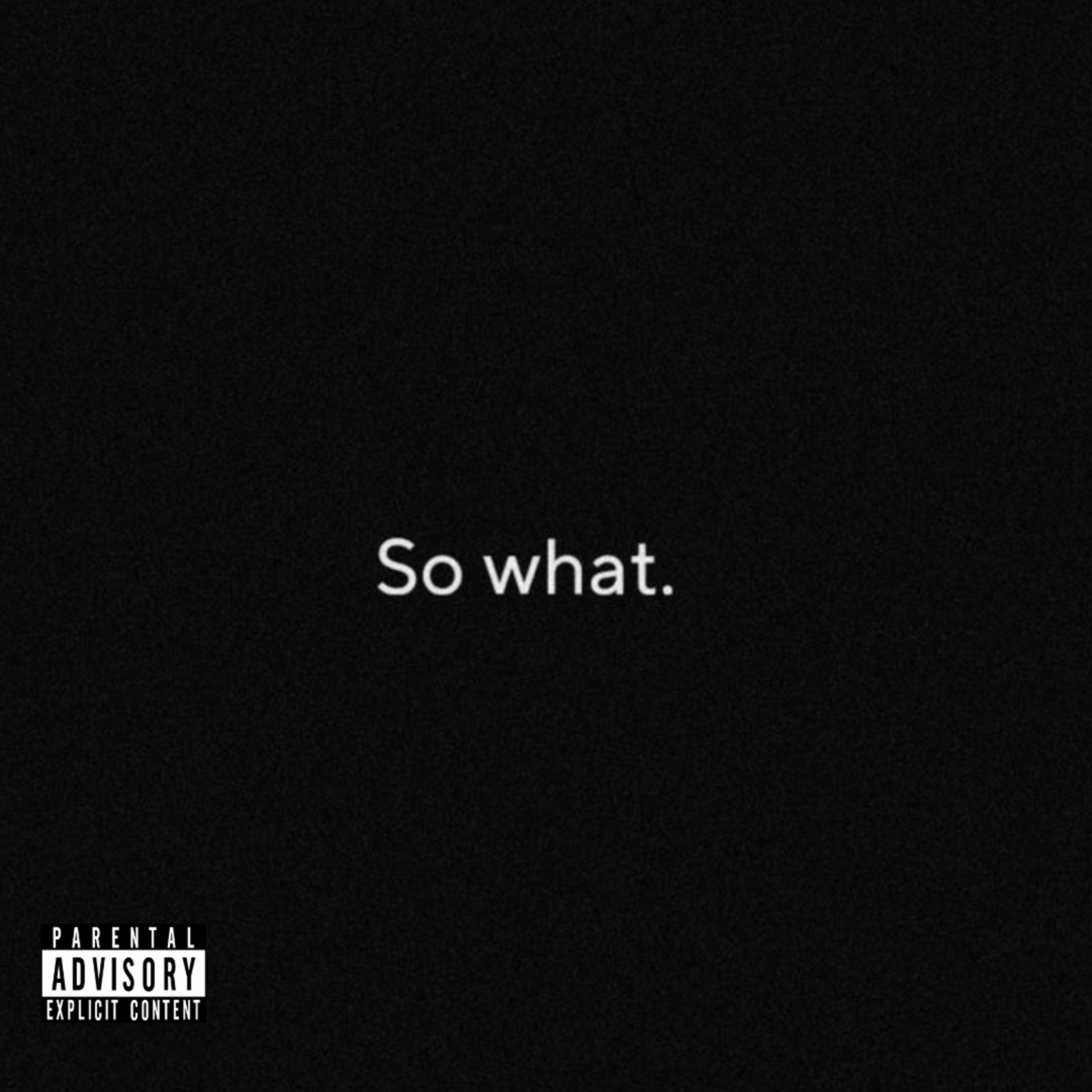 SO WHAT?! artwork