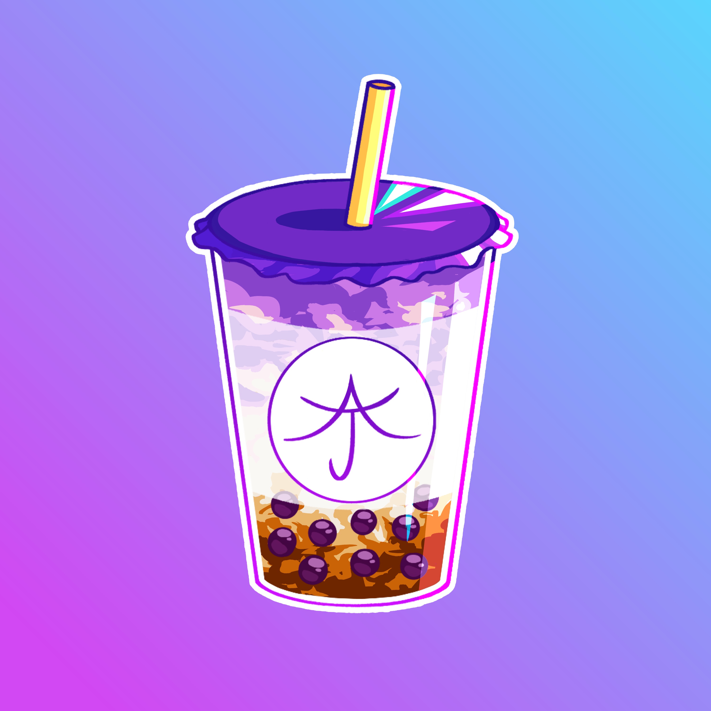 Ube Coconut Coffee artwork