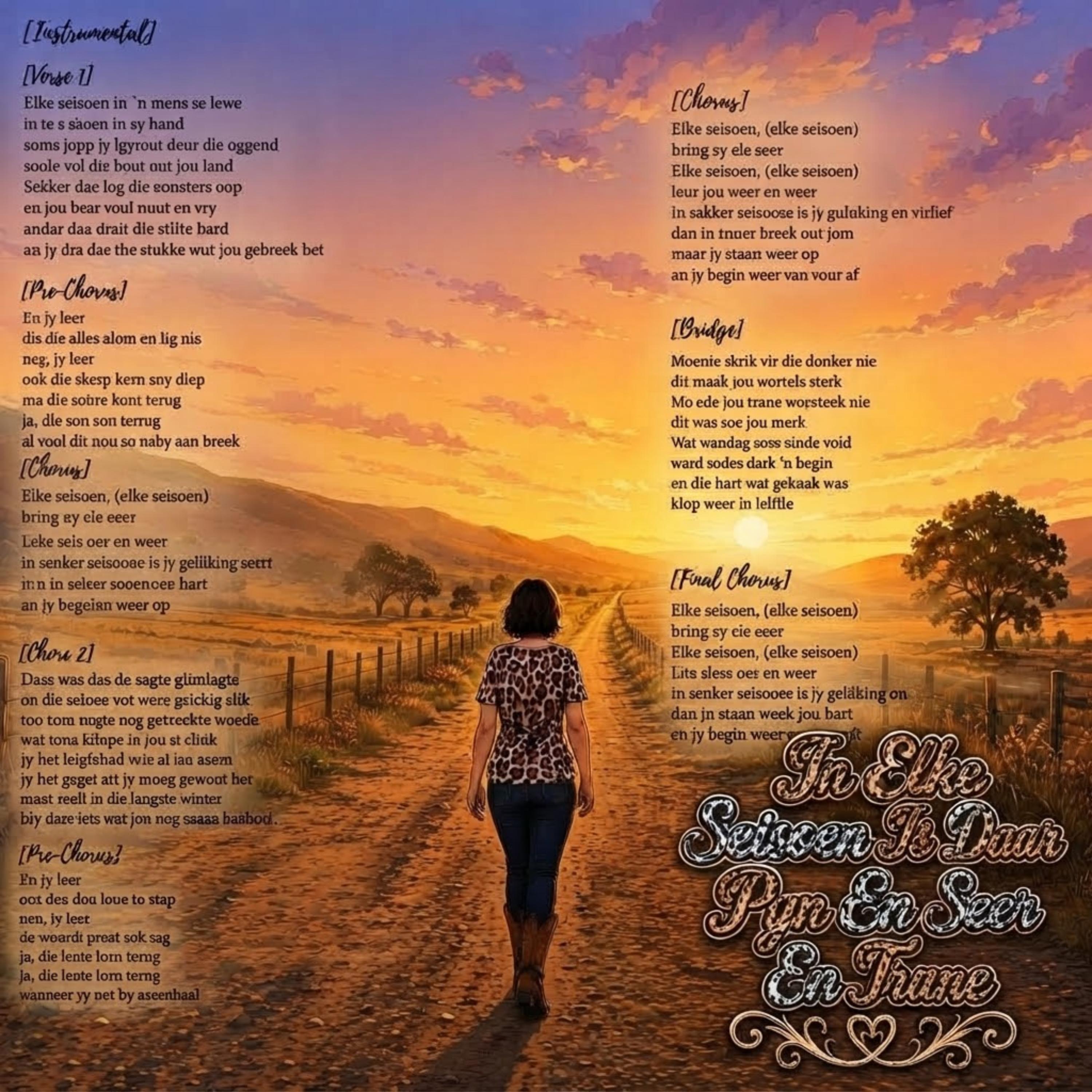 In Elke Seisoen Is Daar Pyn En Seer En Trane by glow flower cover art