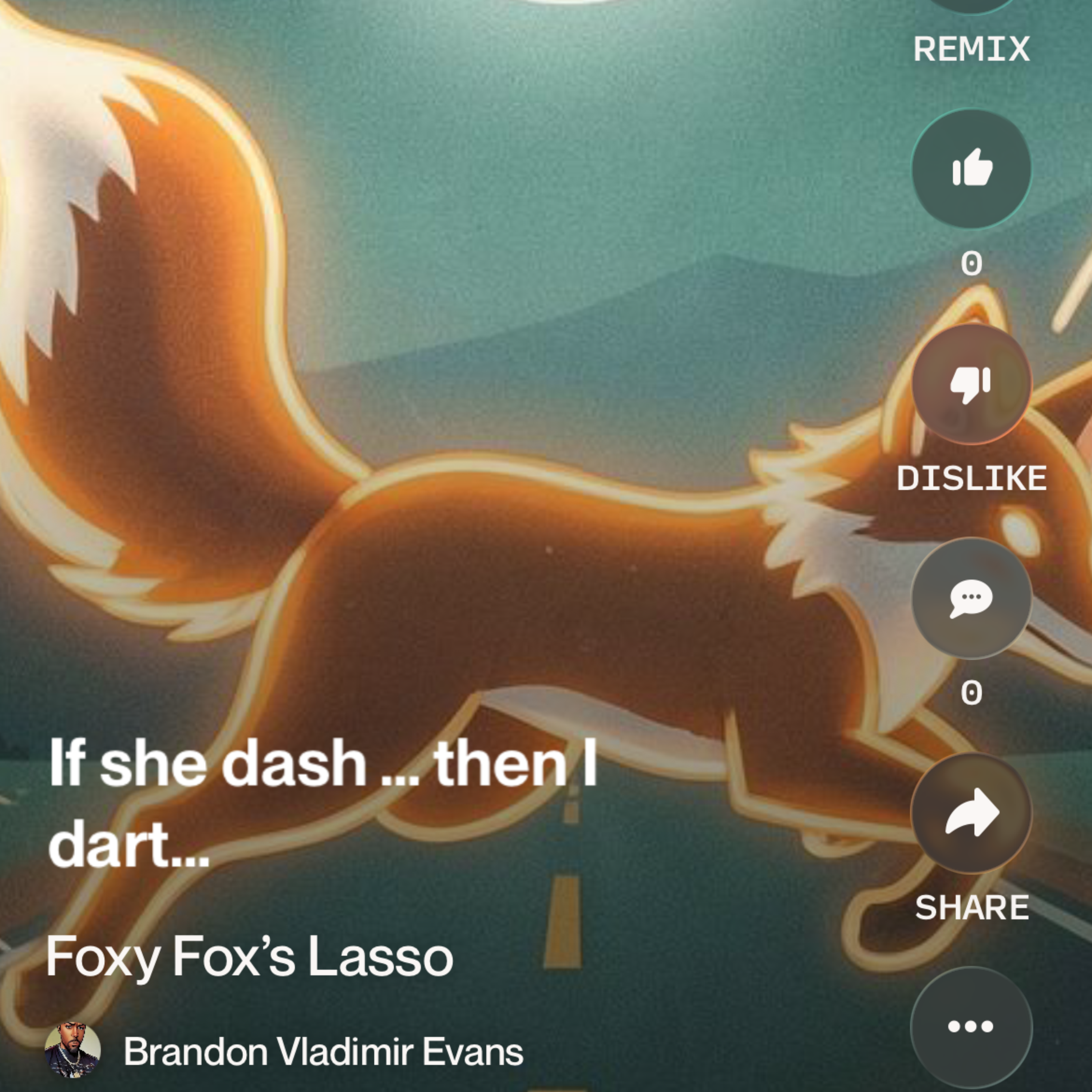 Foxy Fox’s Lasso artwork