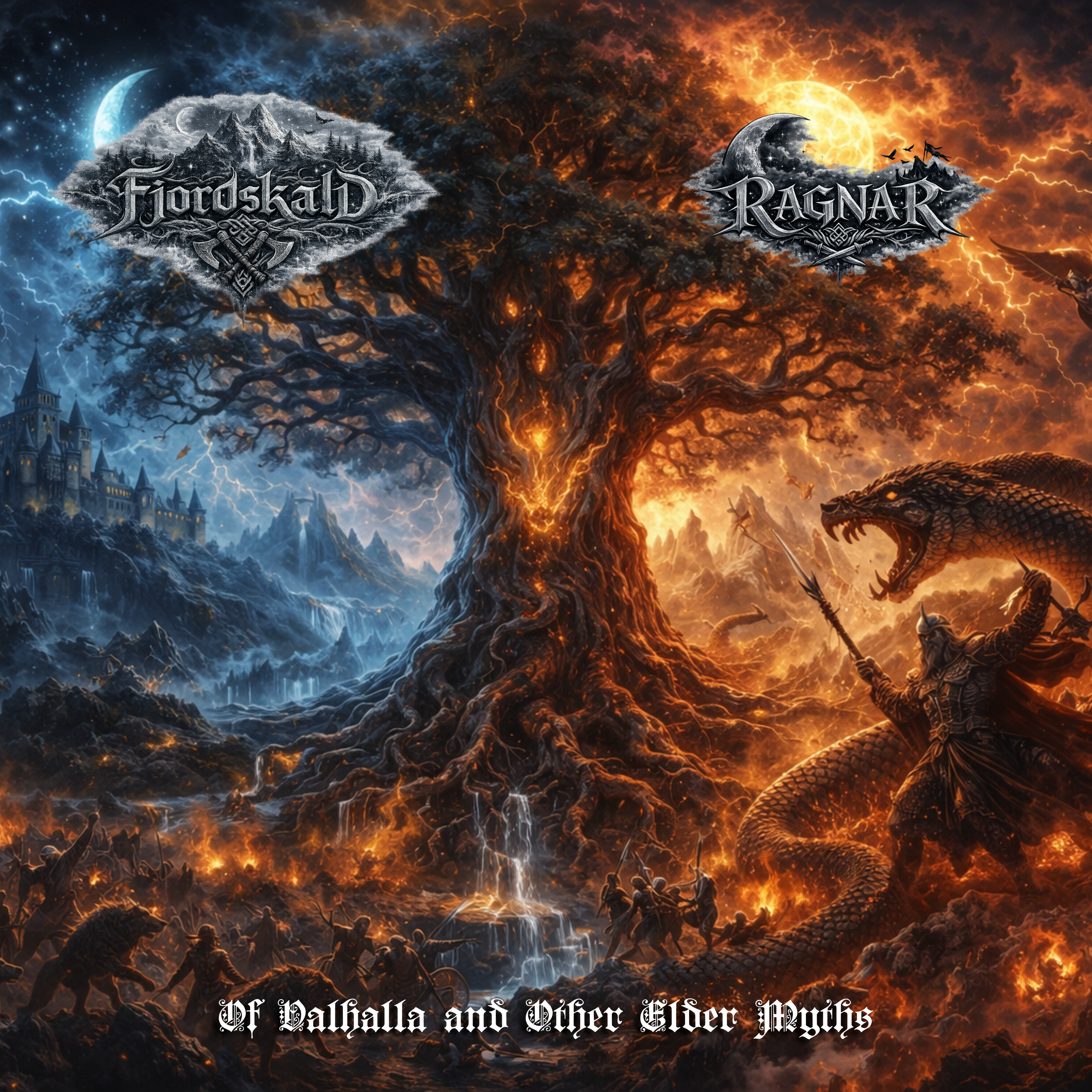 FJORDSKALD RAGNAR Of Valhalla and Other Elder Myths artwork