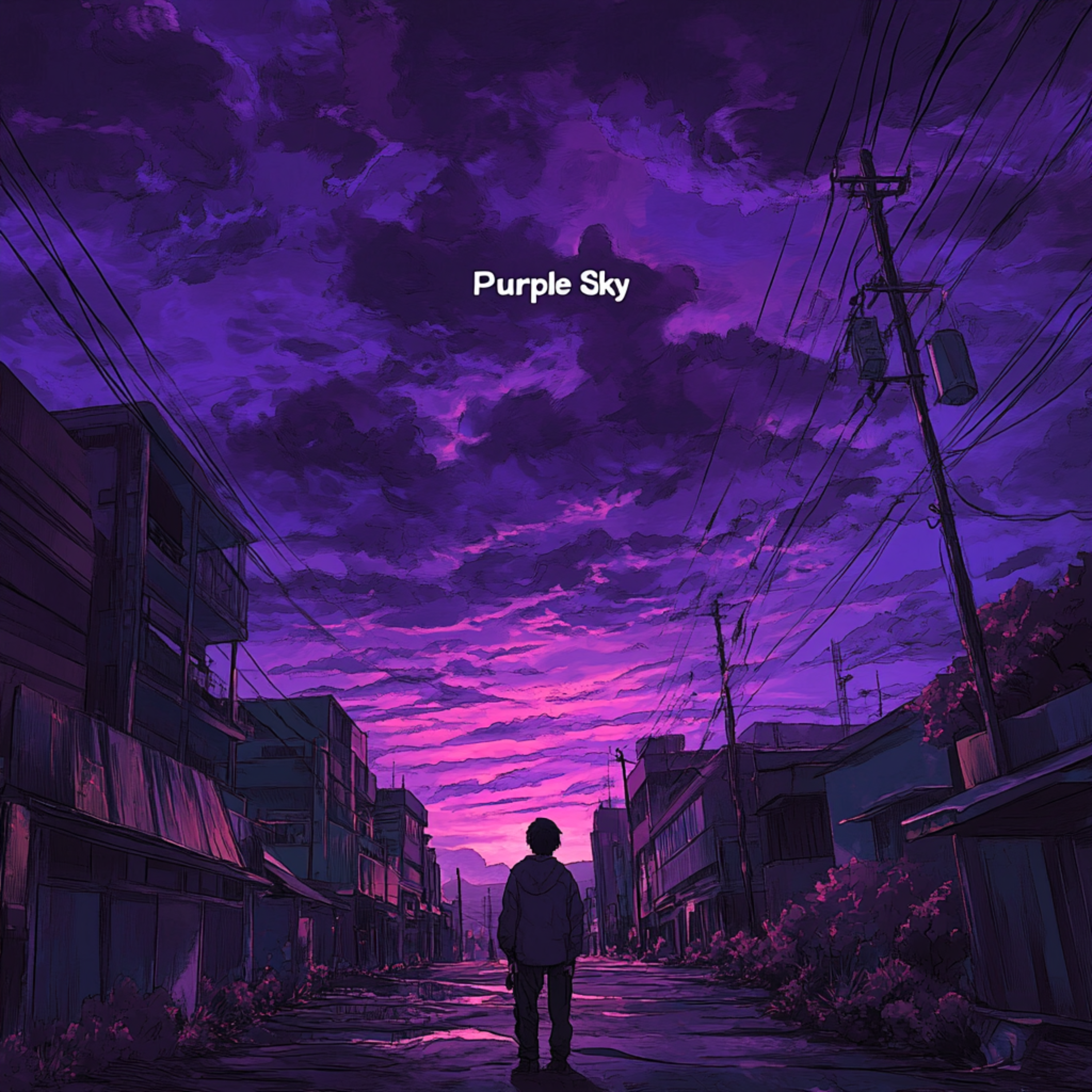 Purple Sky by TrippyPanda cover art