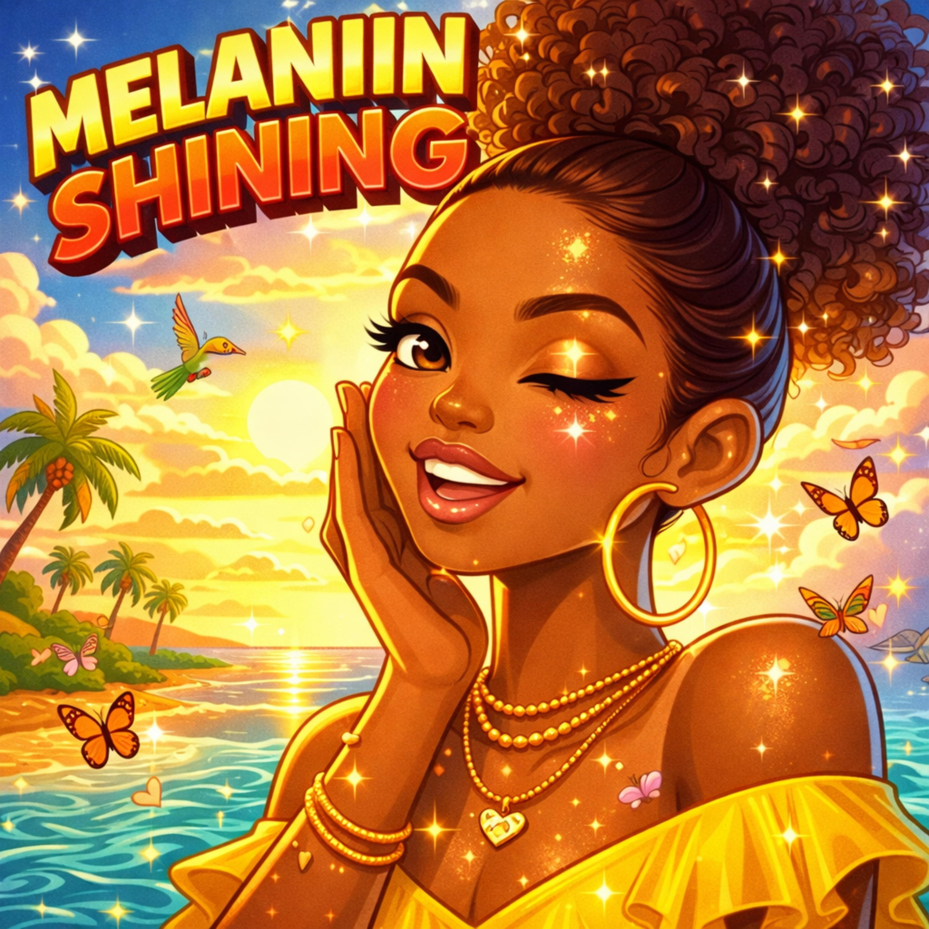 Melanin Shining artwork
