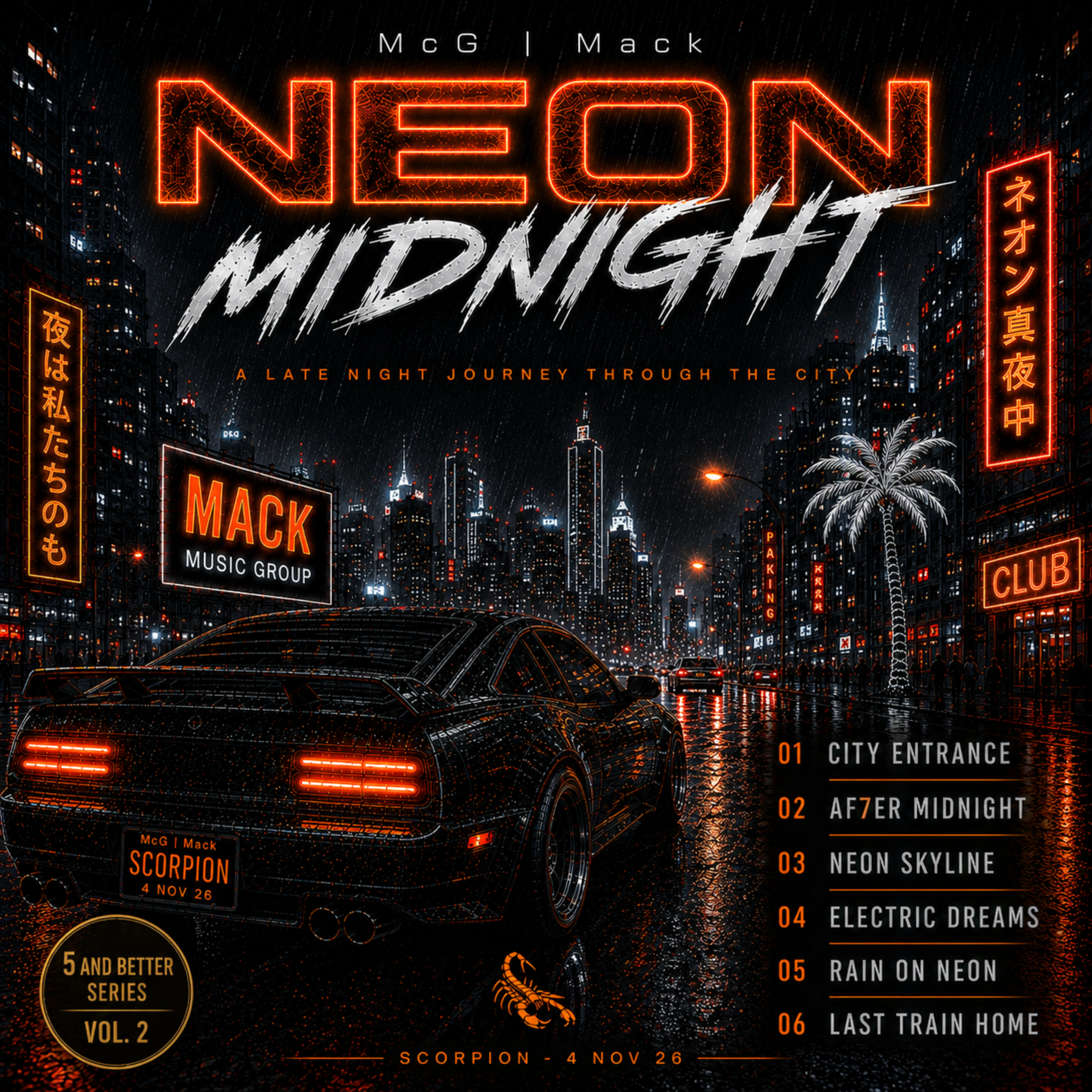 NEON MIDNIGHT by McG | Mack cover art